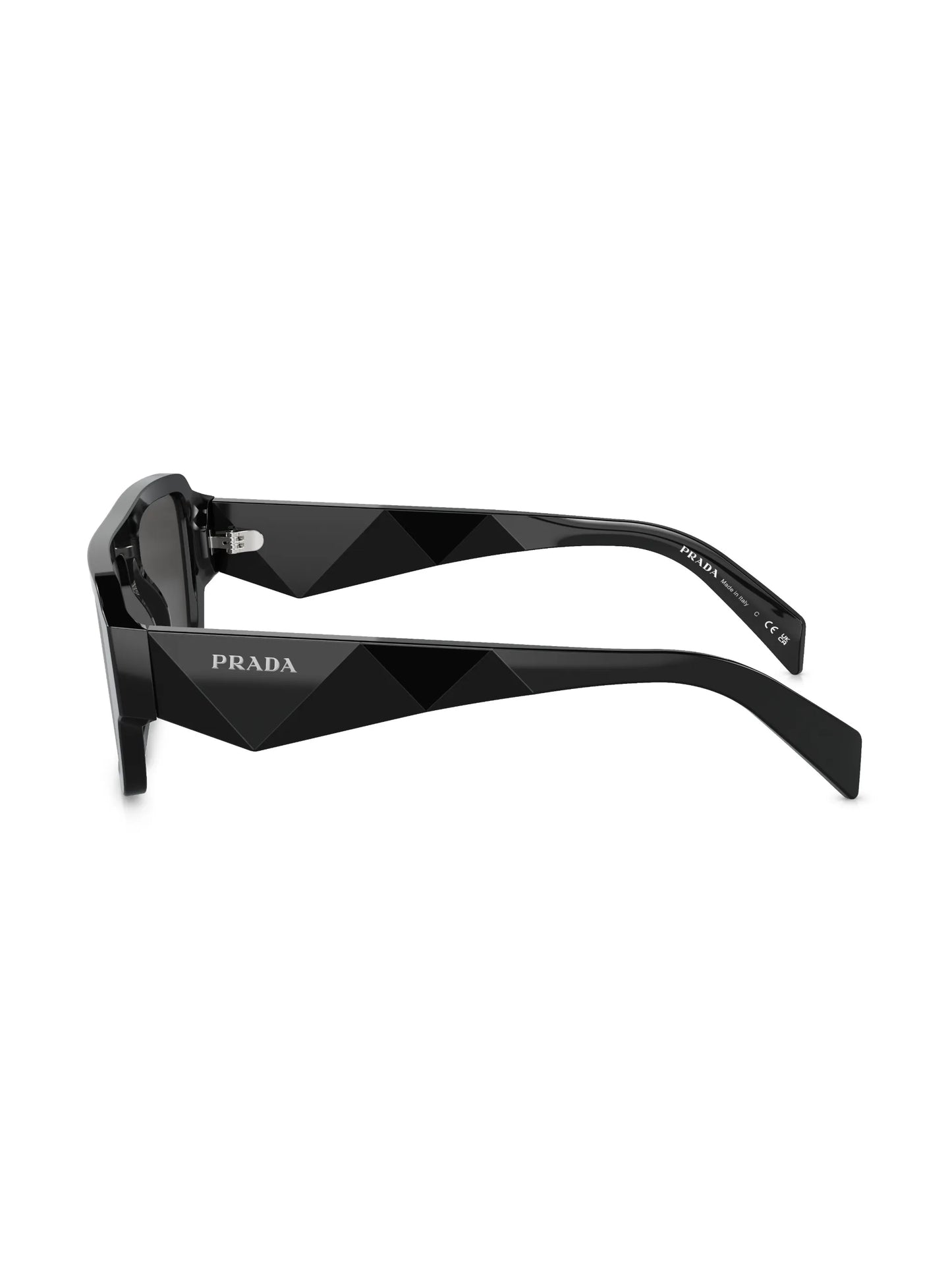 logo-engraved square-frame sunglasses