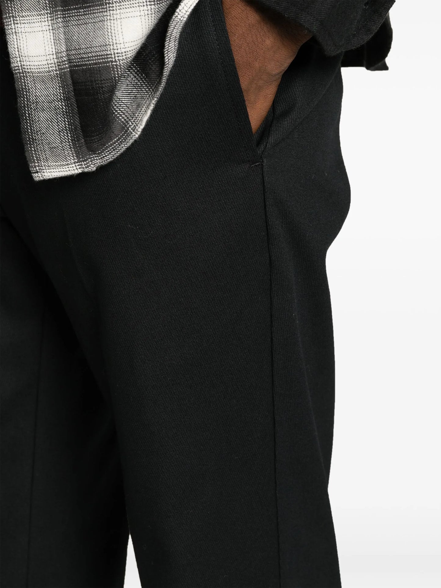 Cavalry straight-leg cotton trousers