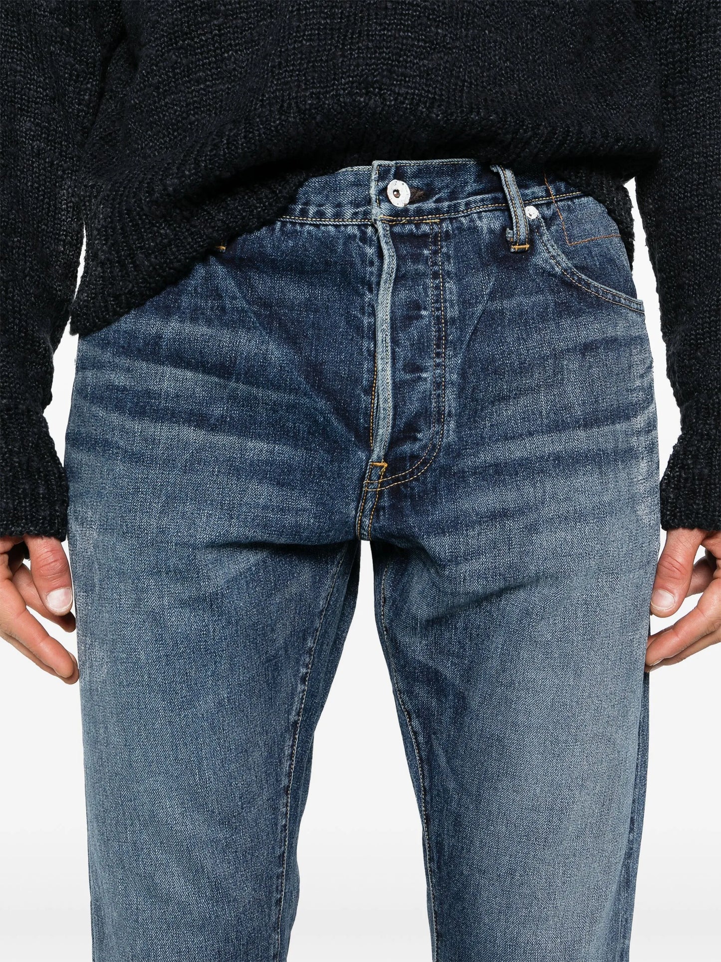 Social Sculpture 11 Dry-3 straight-leg jeans