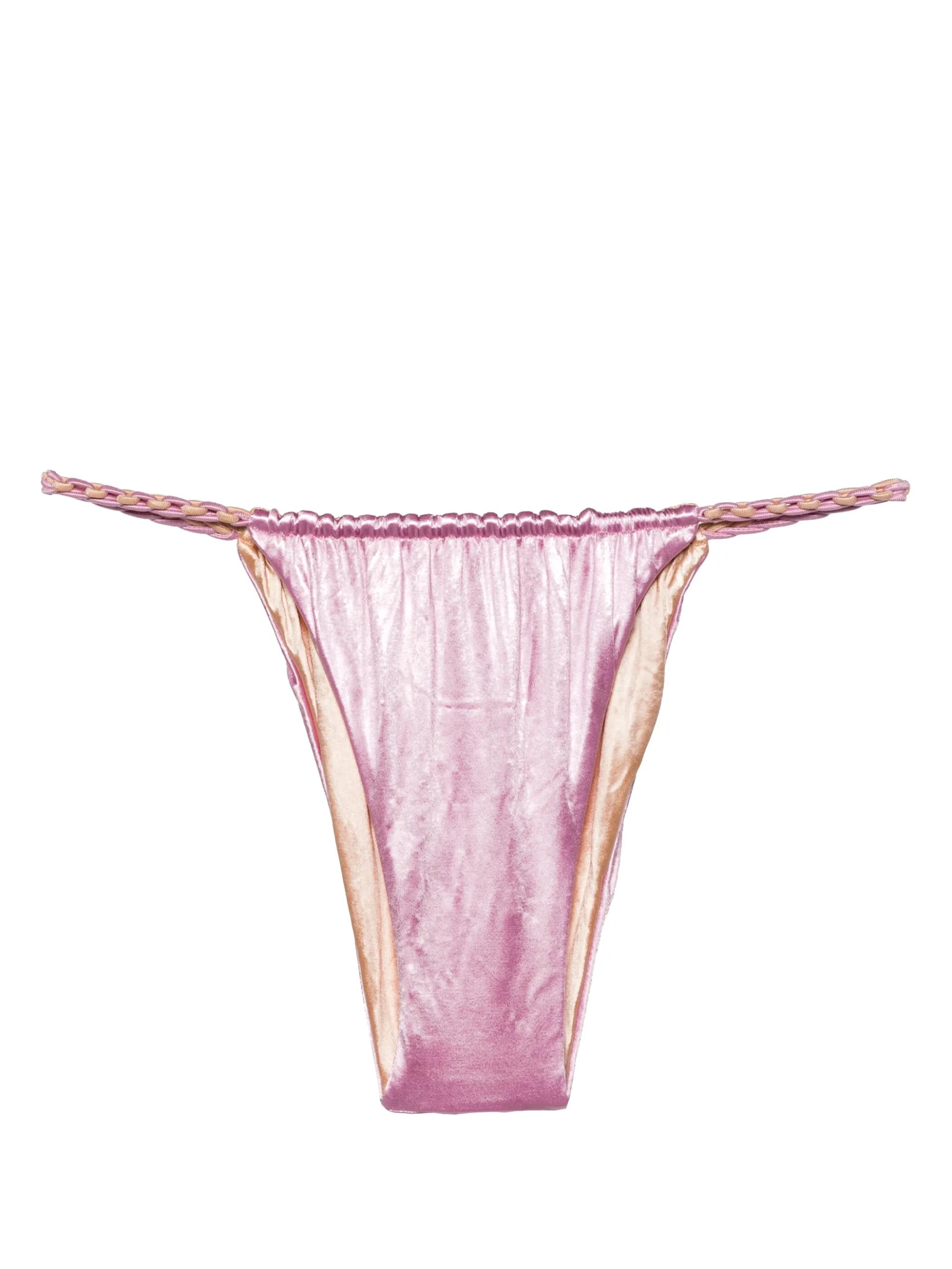 ruched reversible bikini bottoms