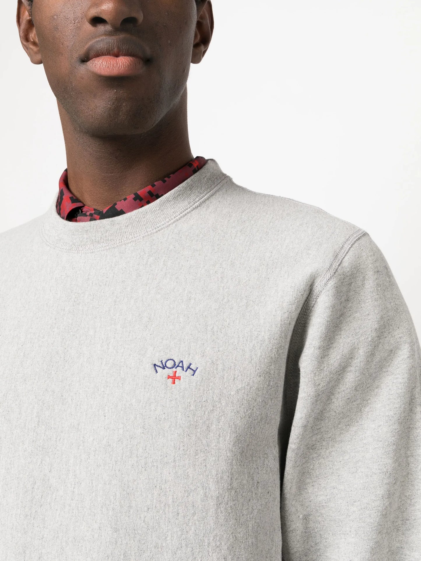 logo-embroidered jersey sweatshirt