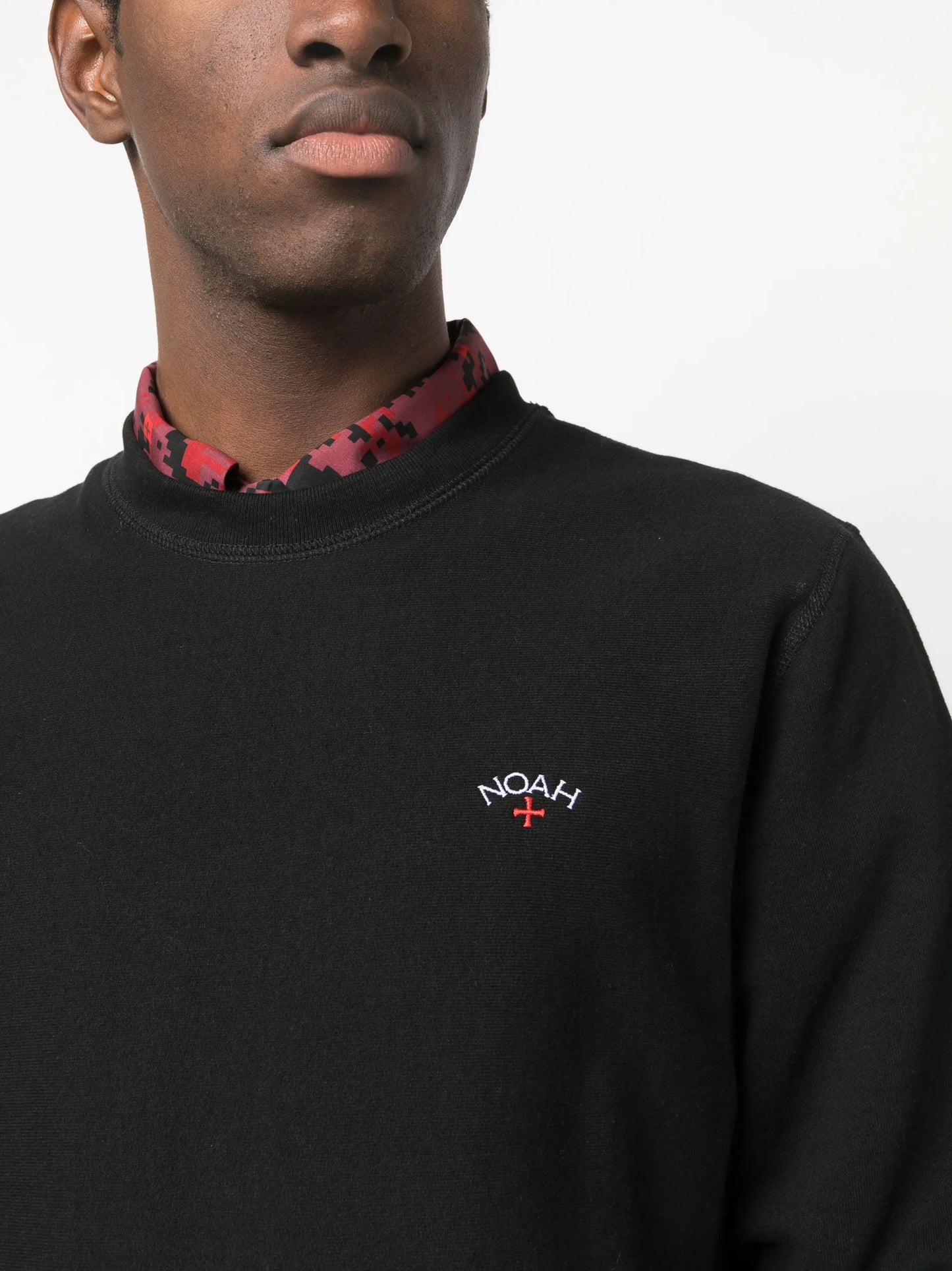 logo-embroidered cotton sweatshirt