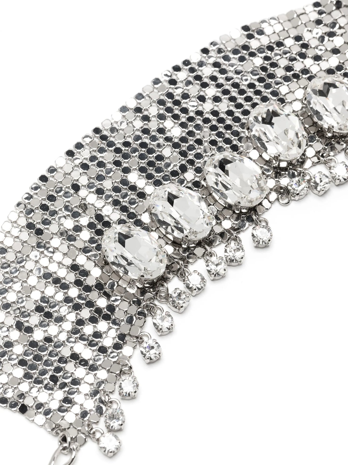 Pixel crystal-embellished necklace