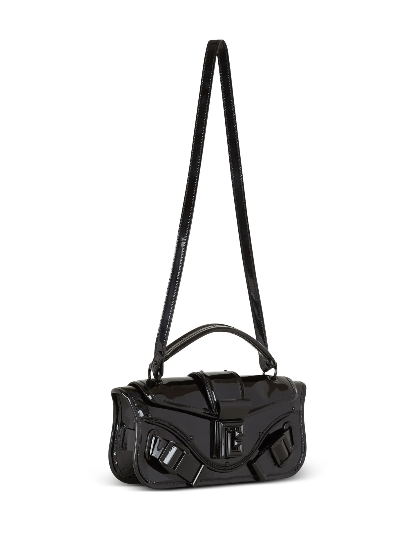 Blaze patent leather clutch bag