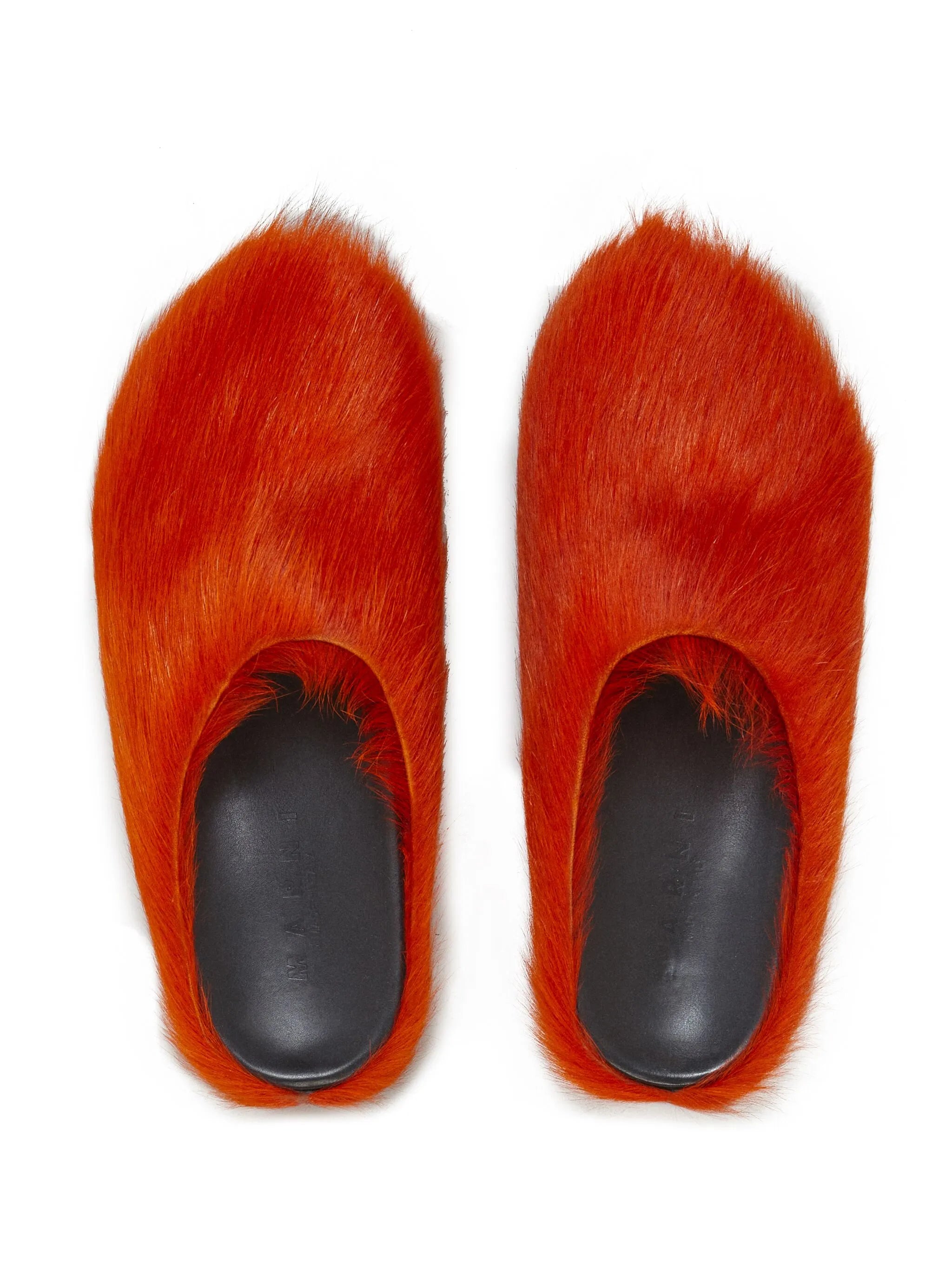 Fussbet Sabot calf-hair slippers