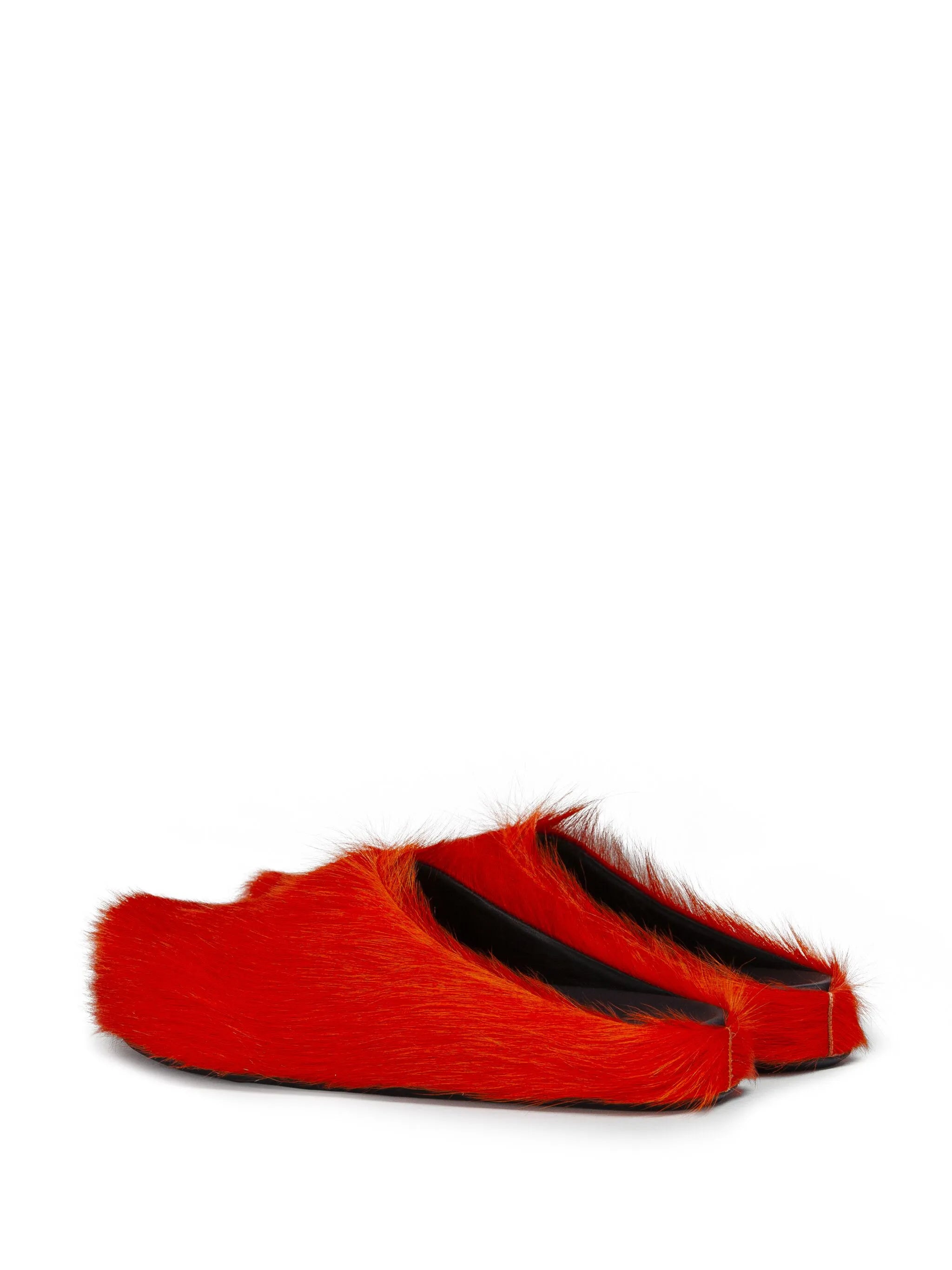 Fussbet Sabot calf-hair slippers