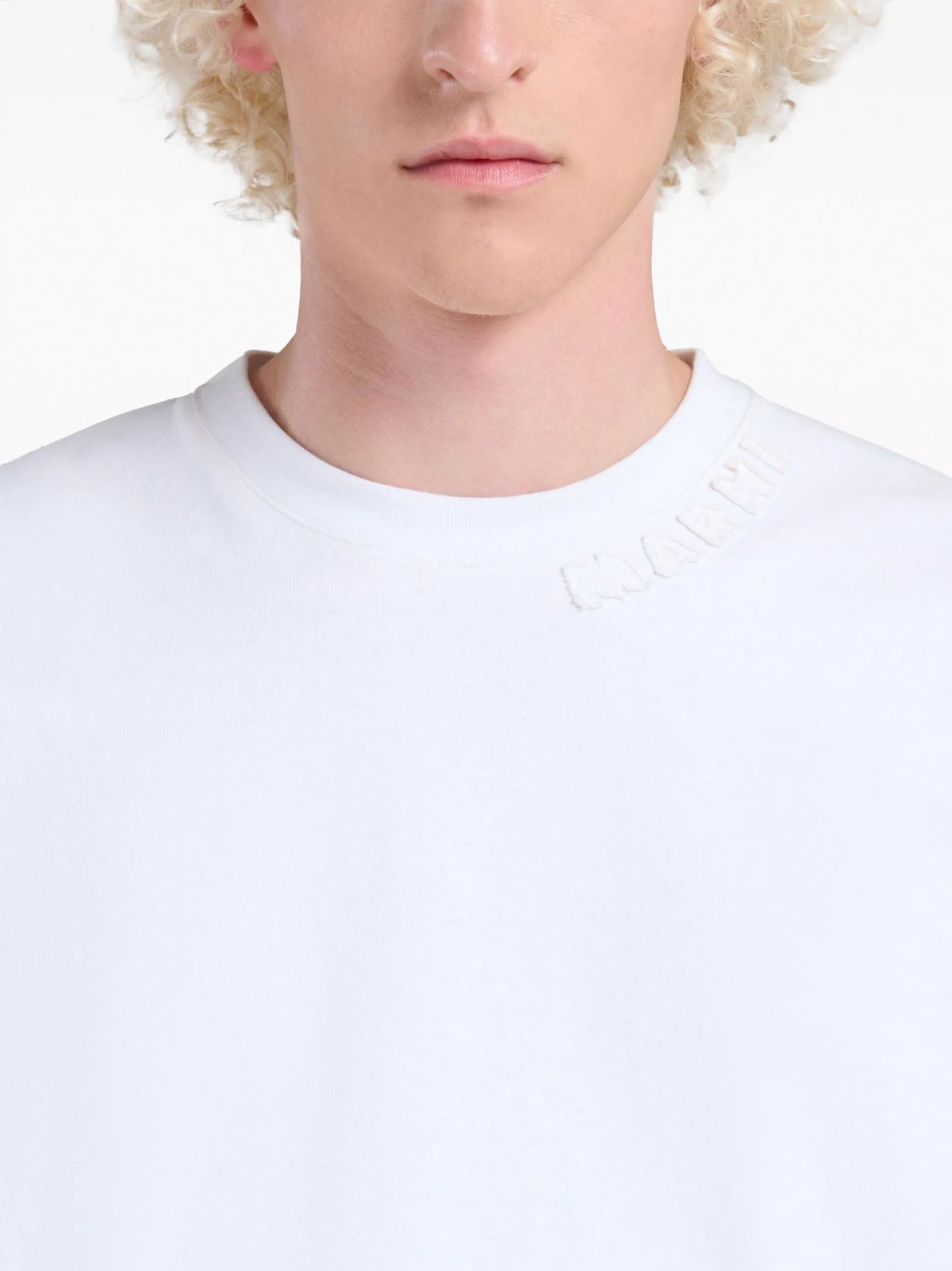 logo-patch cotton T-shirt