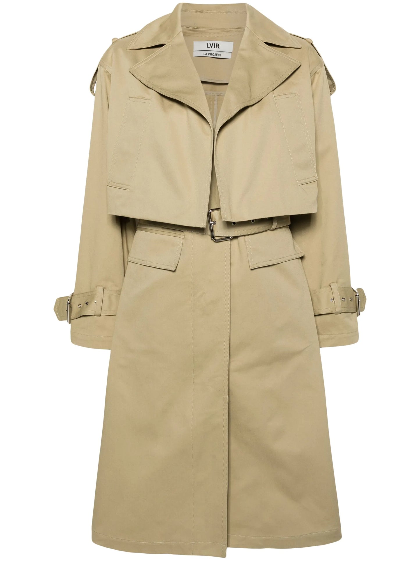 Three-Way cotton trench coat