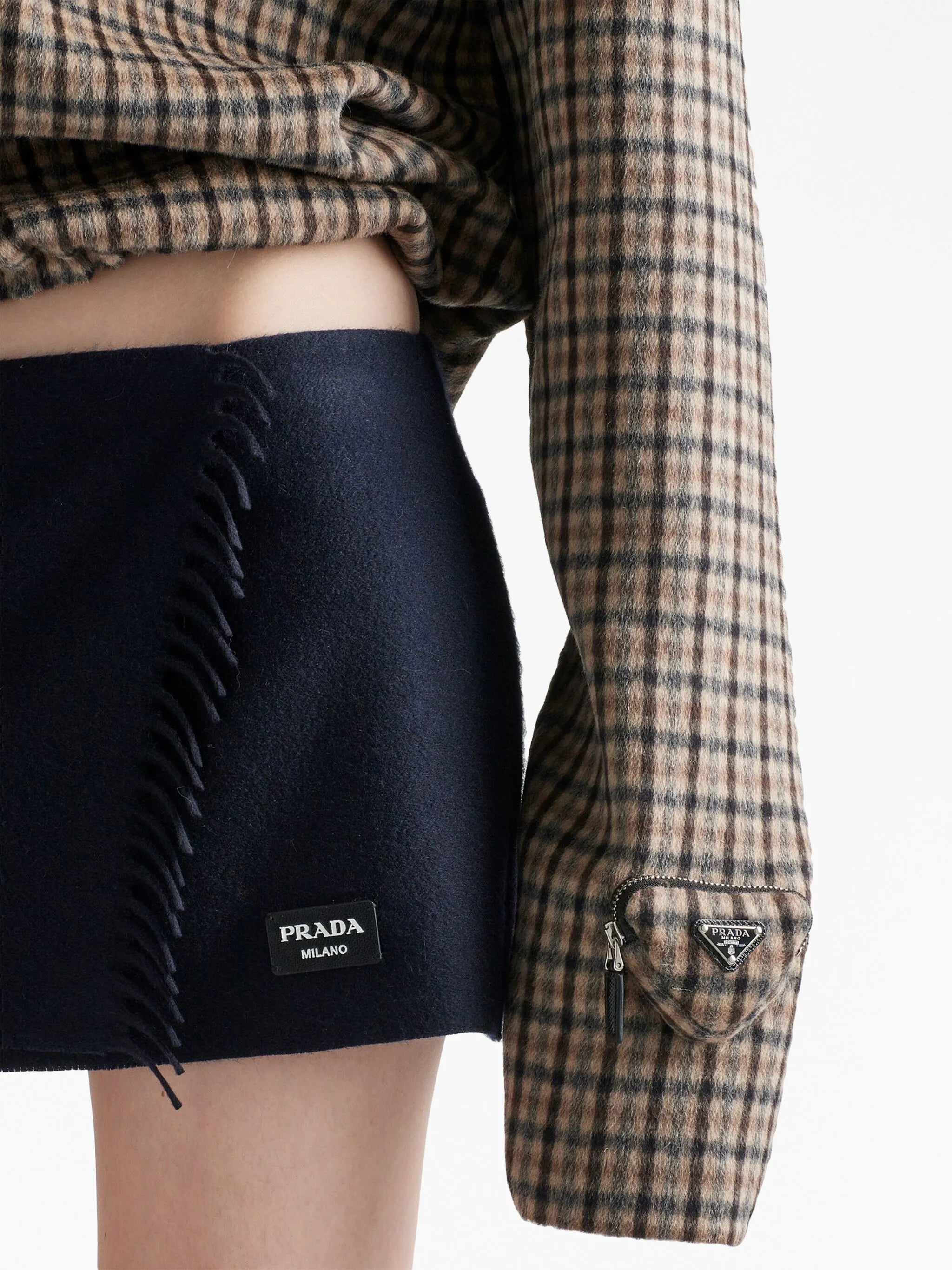 checked cashgora jumper