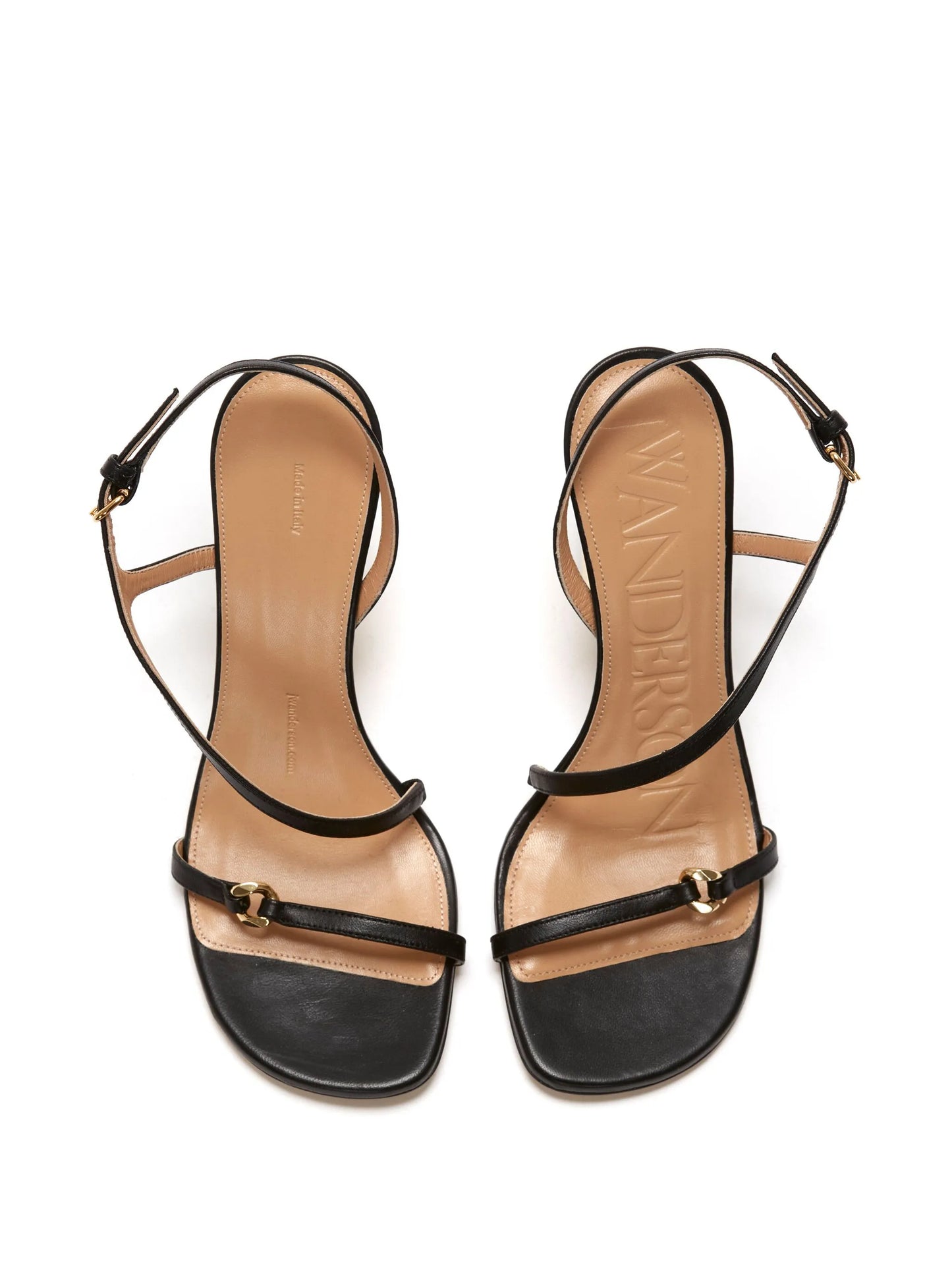 JW Bubble Heel leather sandals