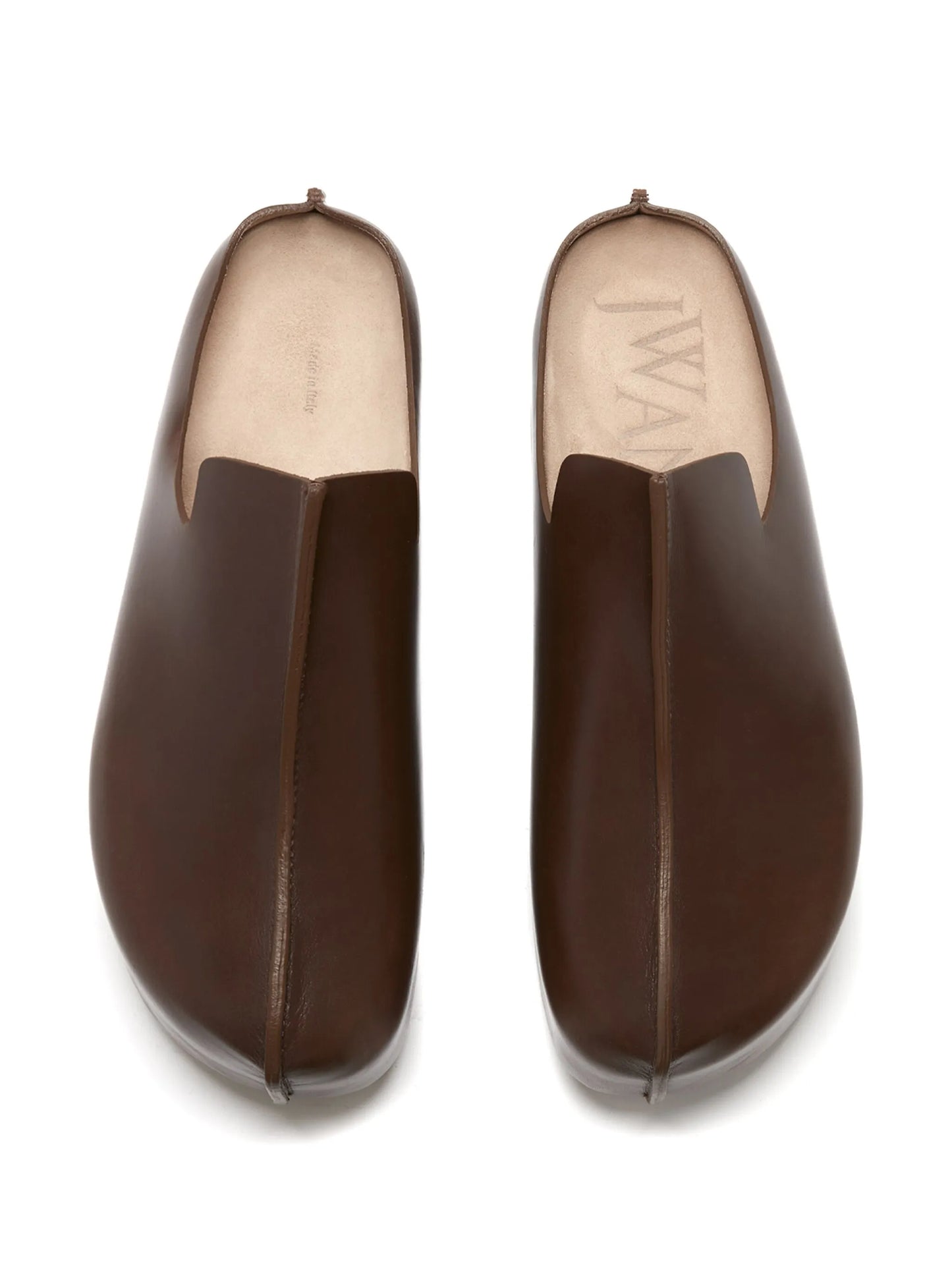 leather platform clogs