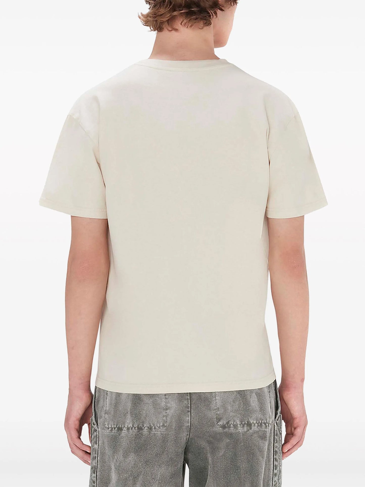 logo-embroidered cotton T-shirt