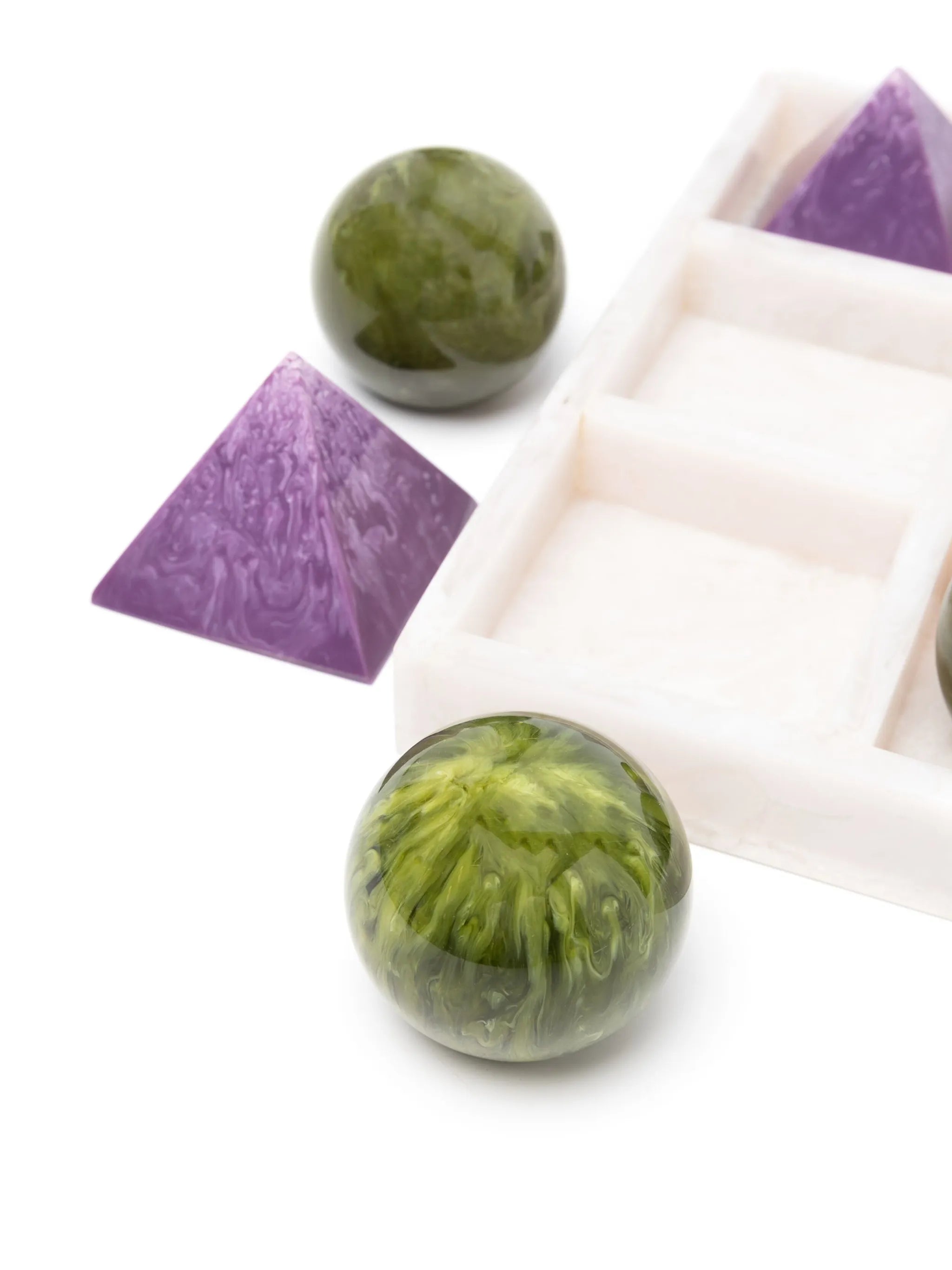 Mustique acrylic tic-tac-toe set