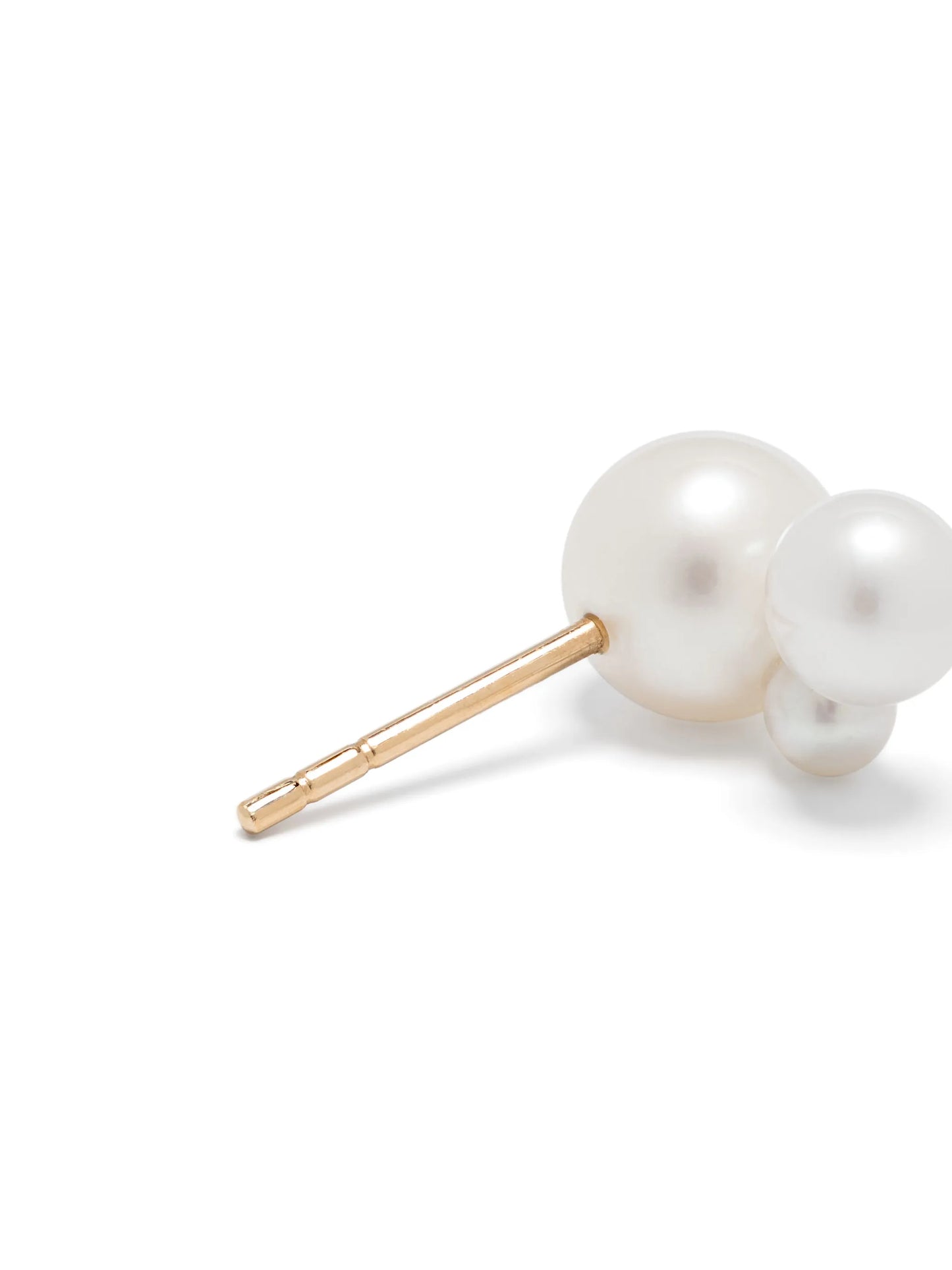 14kt yellow gold freshwater pearls Petite Stellari single earring