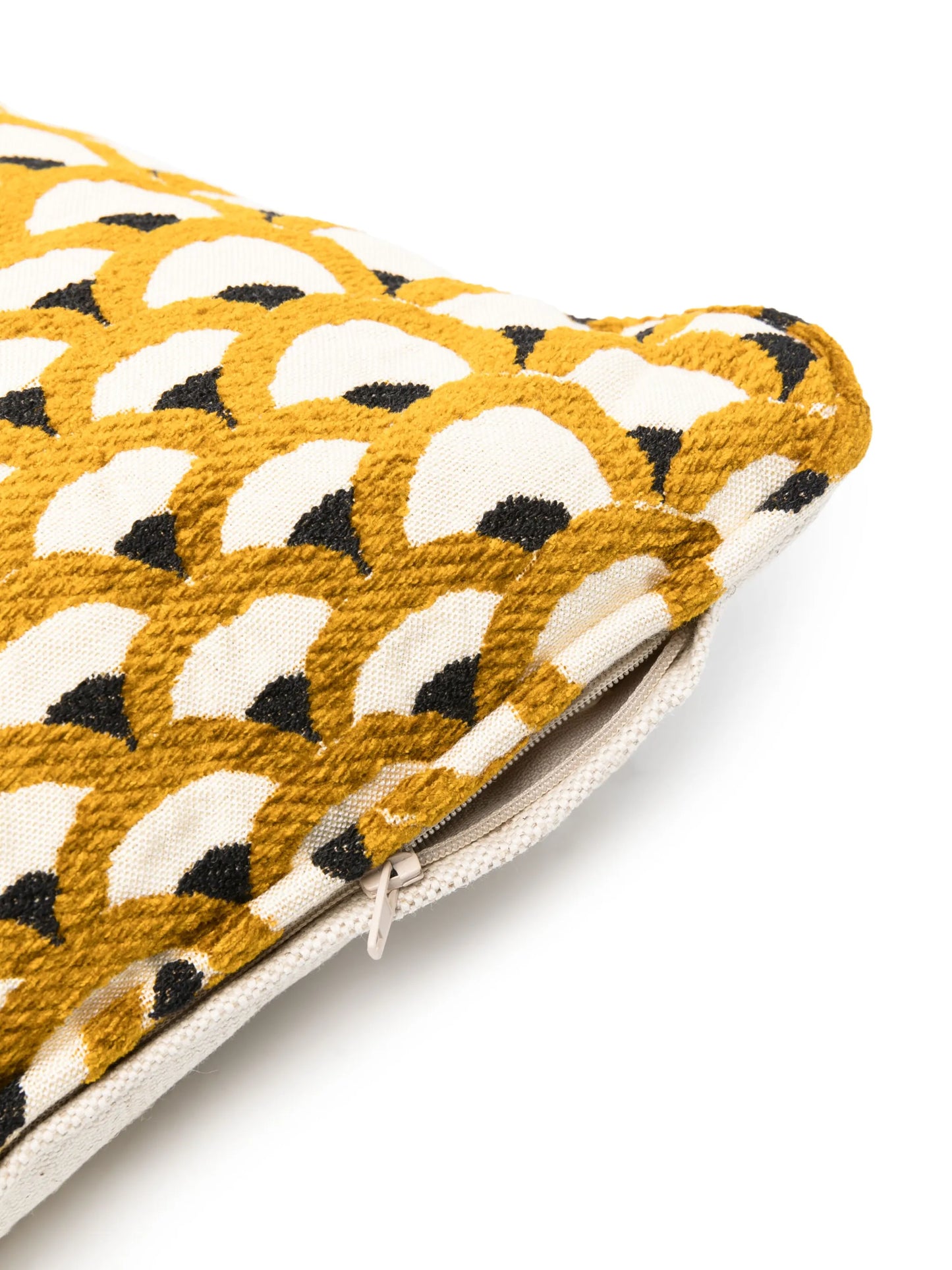x Pierre Frey Les Ecailles patterned-jacquard cushion