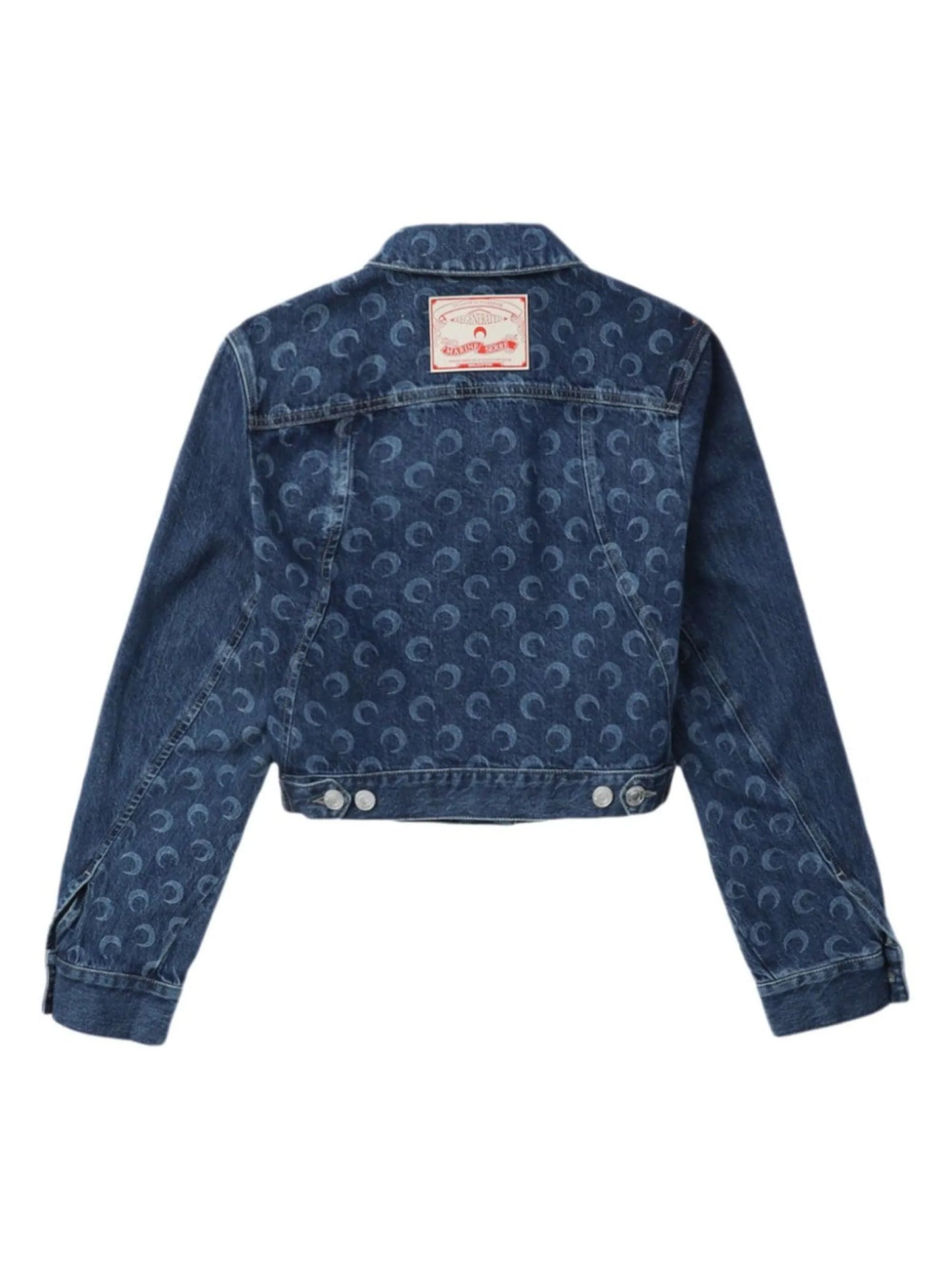 Deadstock Moonogram-pattern denim jacket