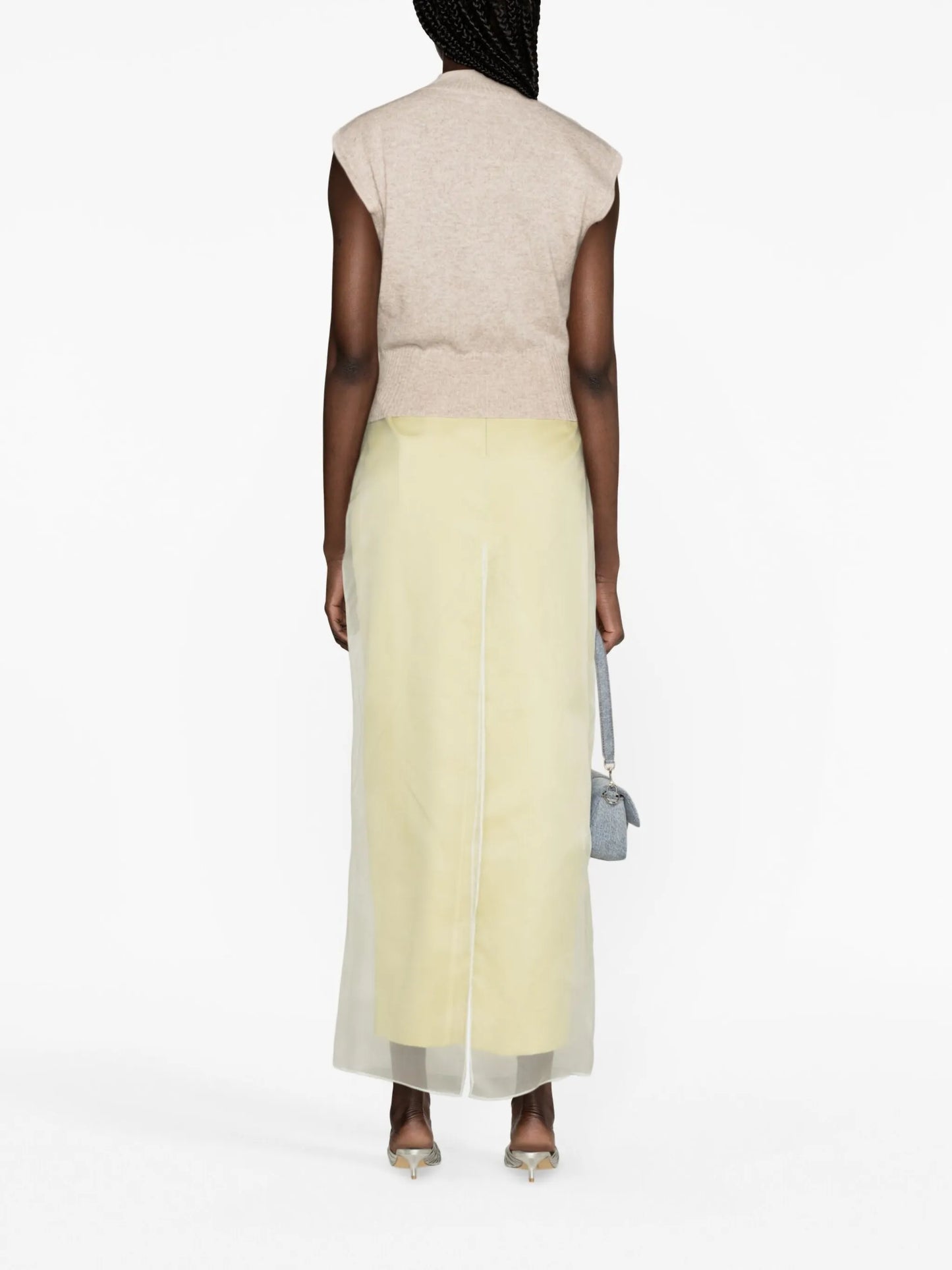 Arco sleeveless knitted top