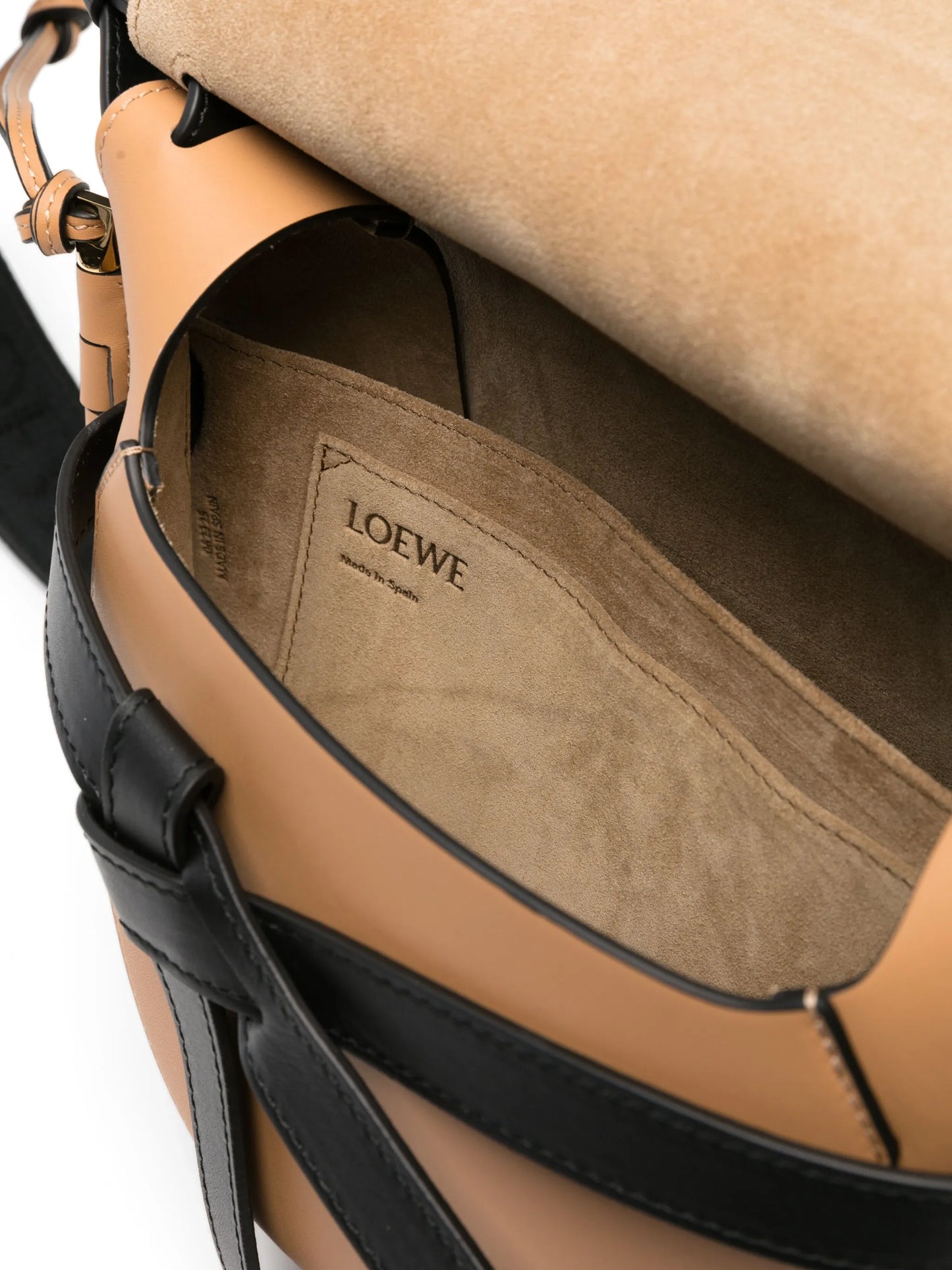 Gate leather crossbody bag
