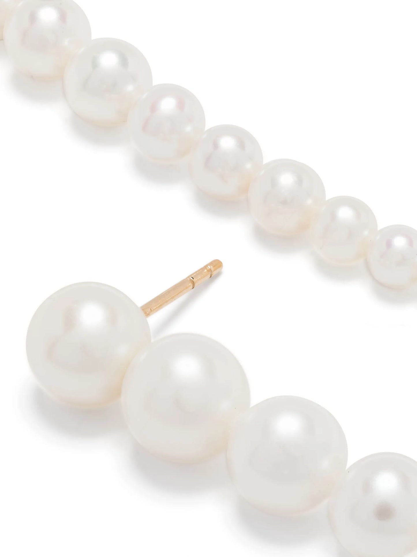 14kt yellow gold and pearl Sienna Grand drop earrings