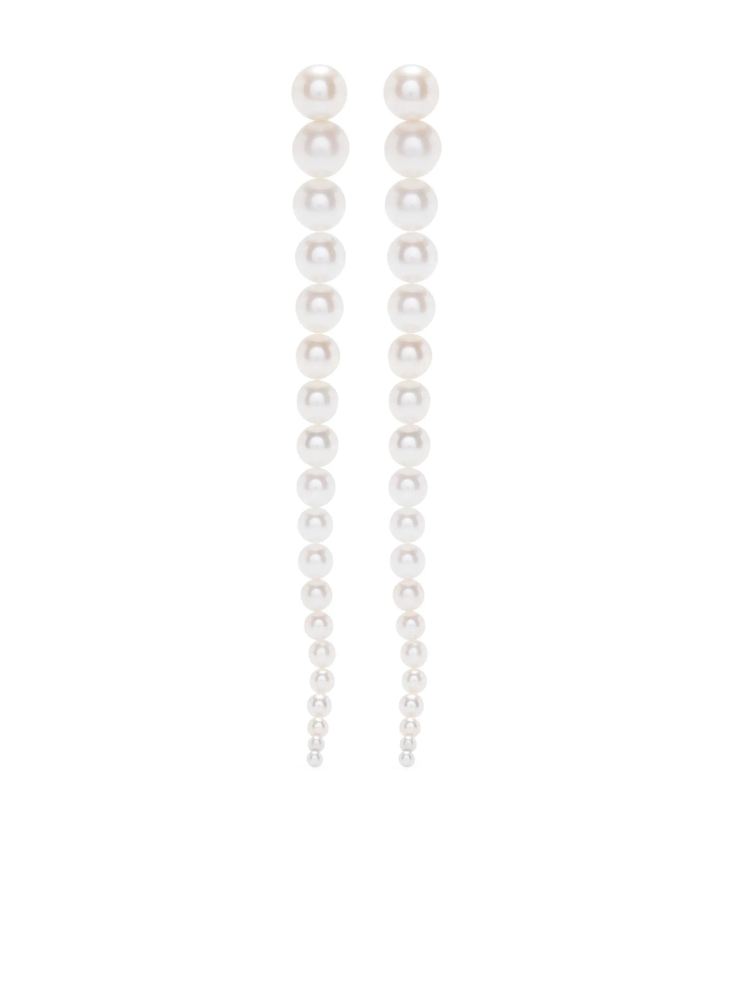14kt yellow gold and pearl Sienna Grand drop earrings