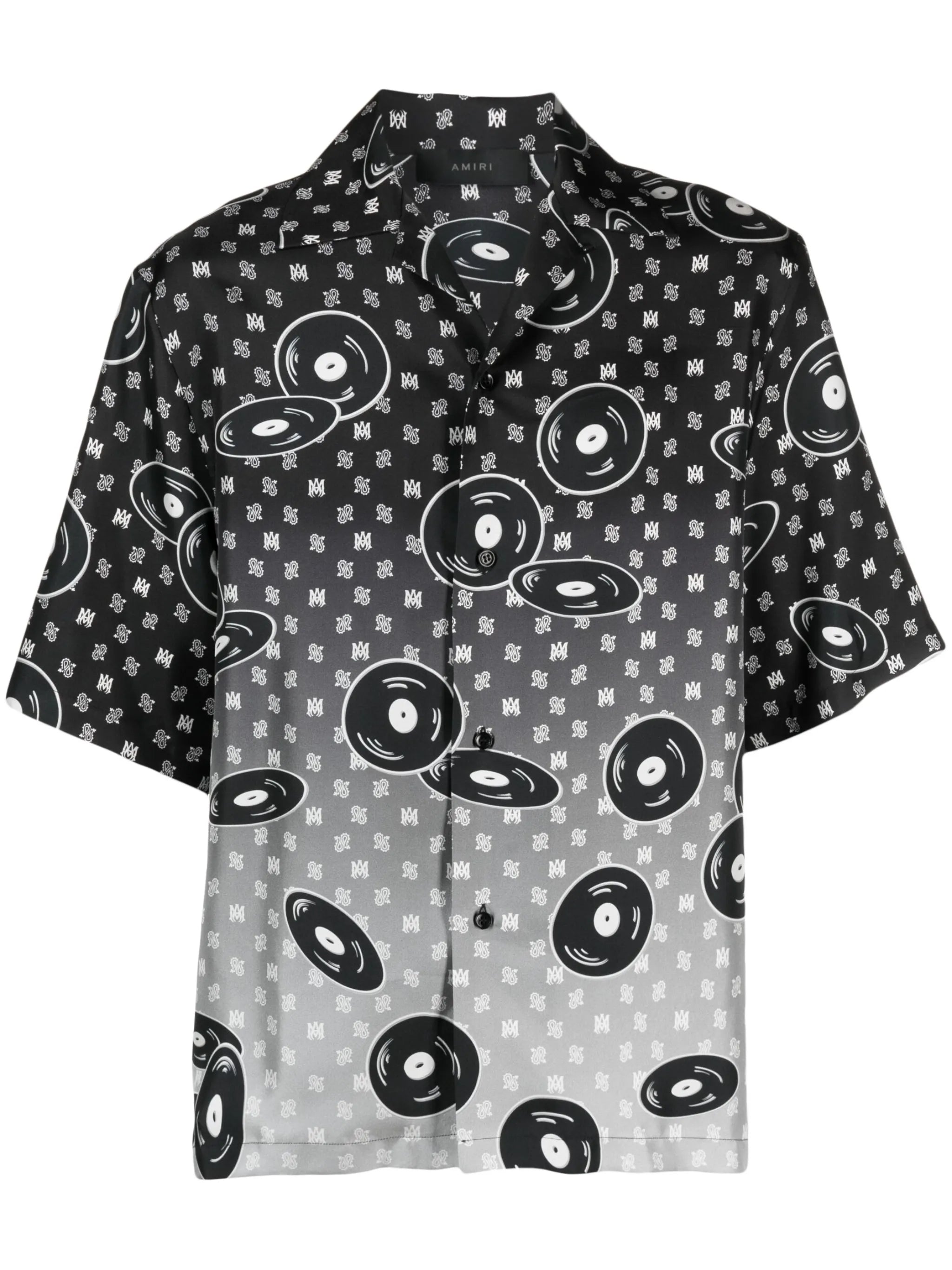 Falling Records silk shirt