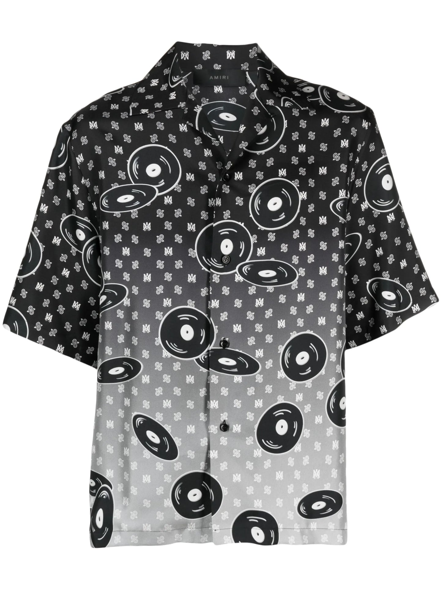 Falling Records silk shirt