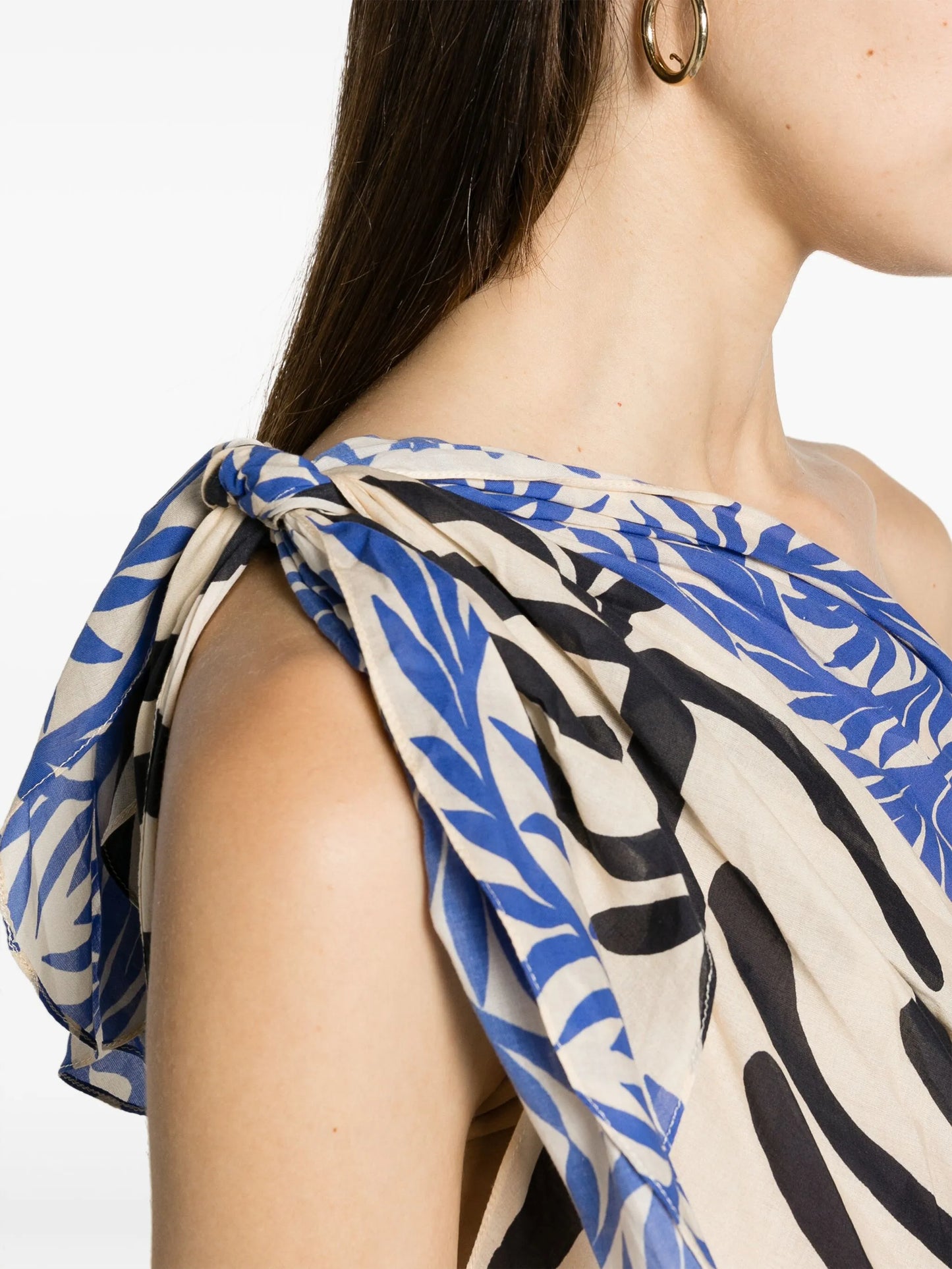 Tanga Coast graphic print midi dress