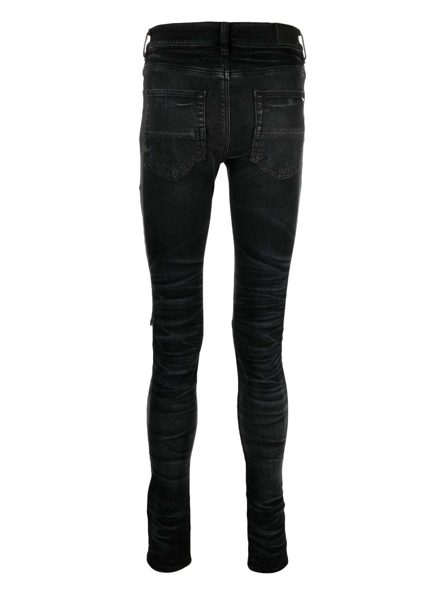 ripped-detailing skinny jeans