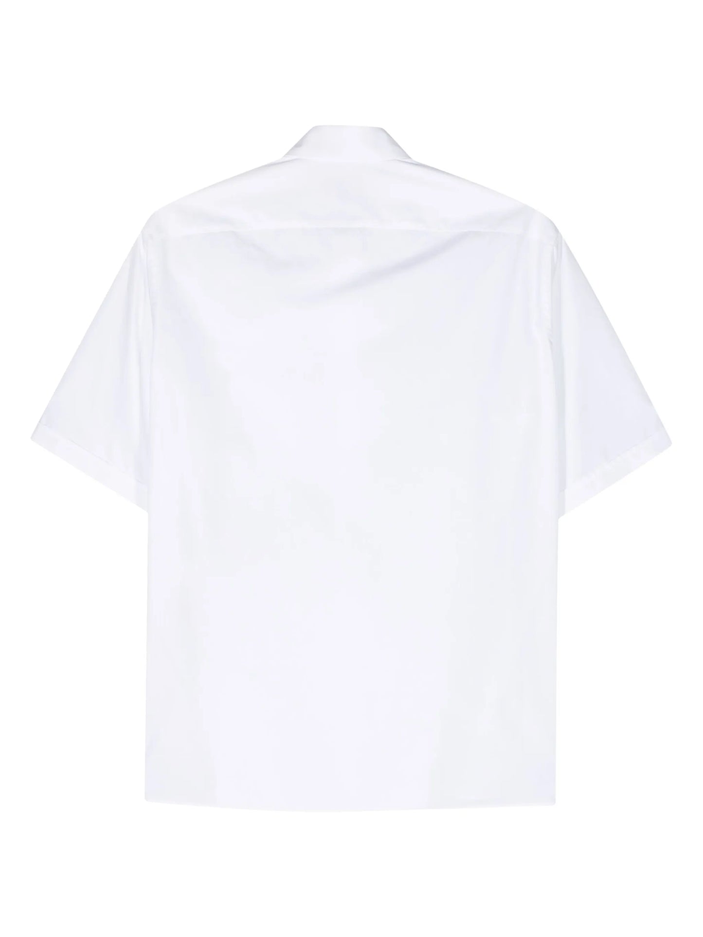 logo-print cotton shirt