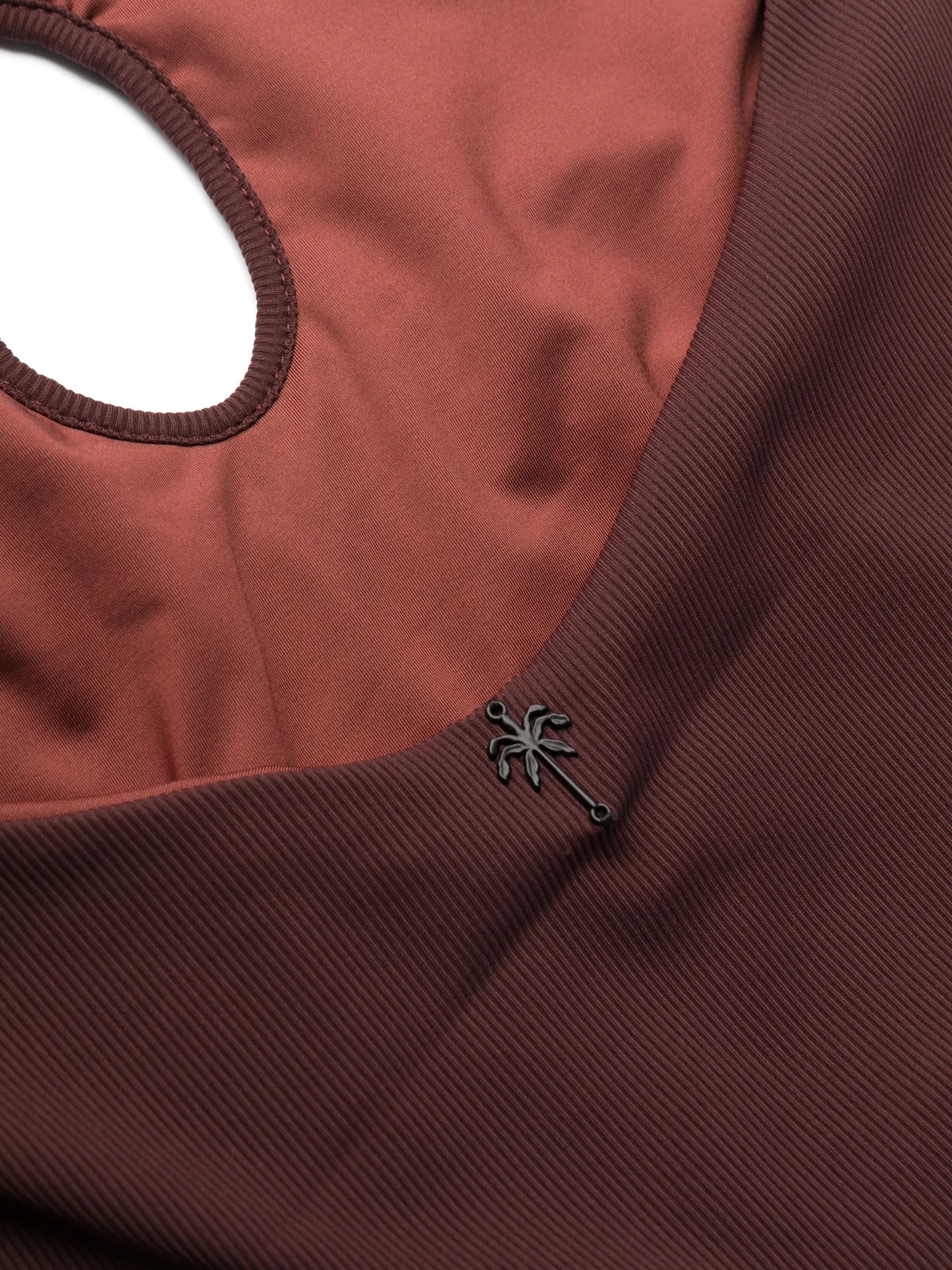 Thorny cut-out ribbed swimsuit