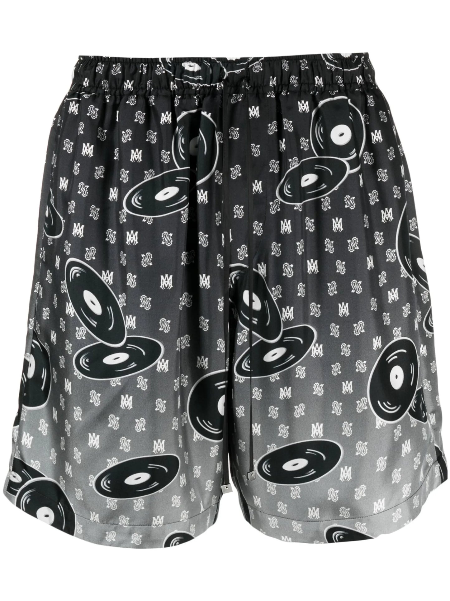 Falling Records silk shorts