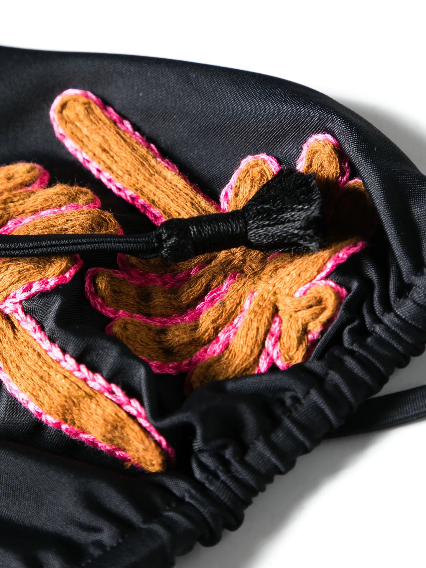 Palm Tree triangle bikini top