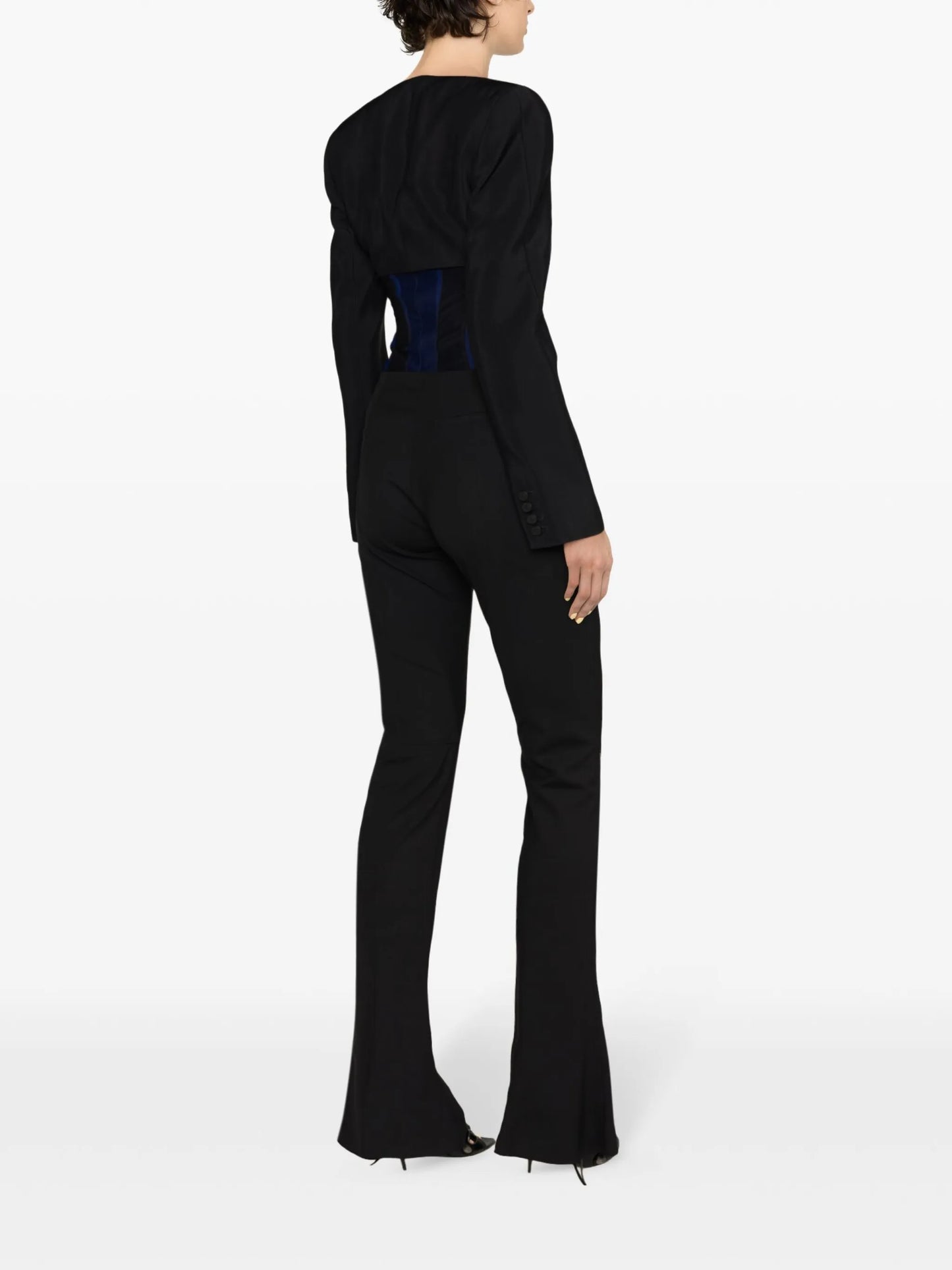 logo-plaque cropped jacket
