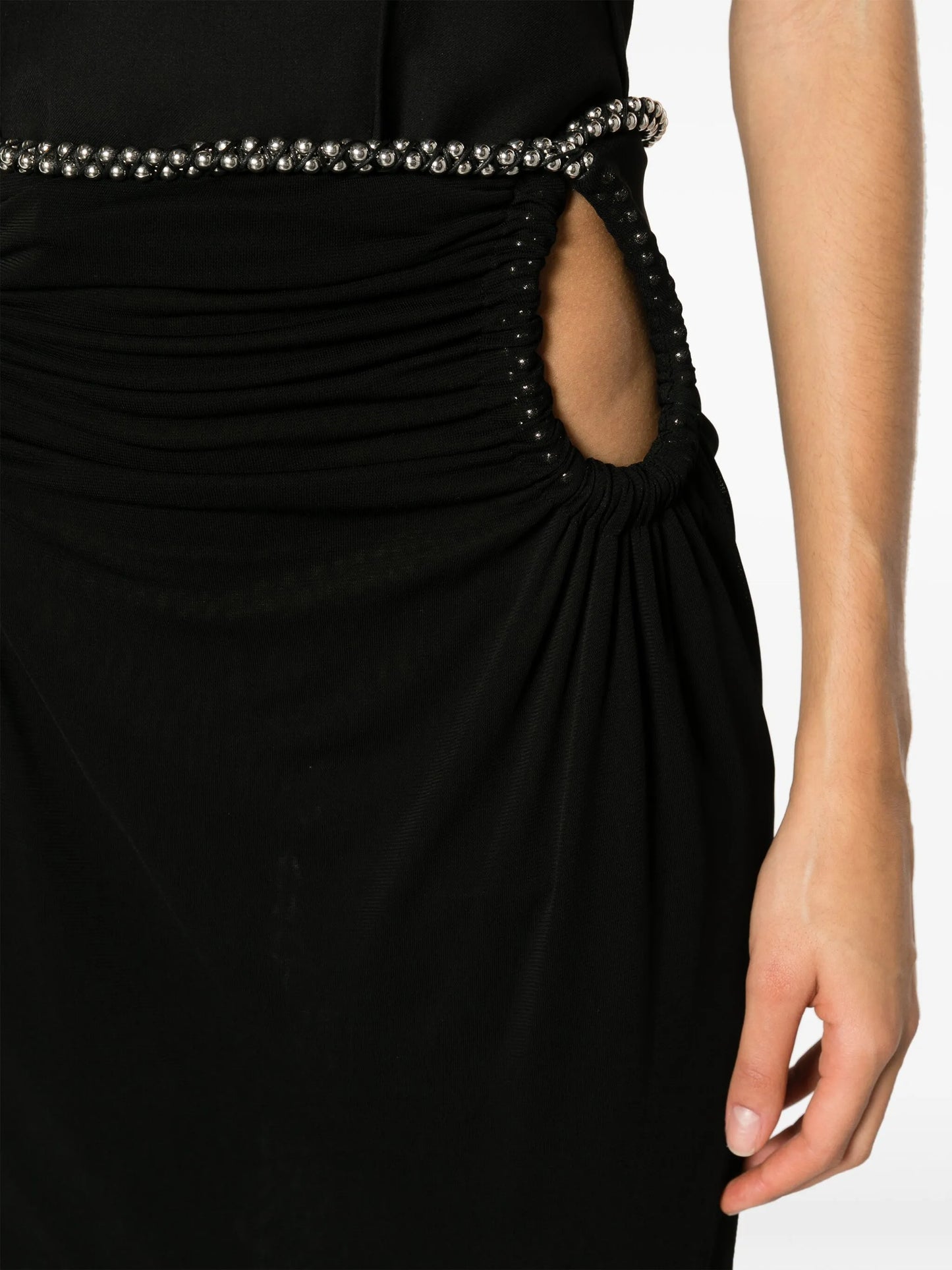 barball rope midi skirt