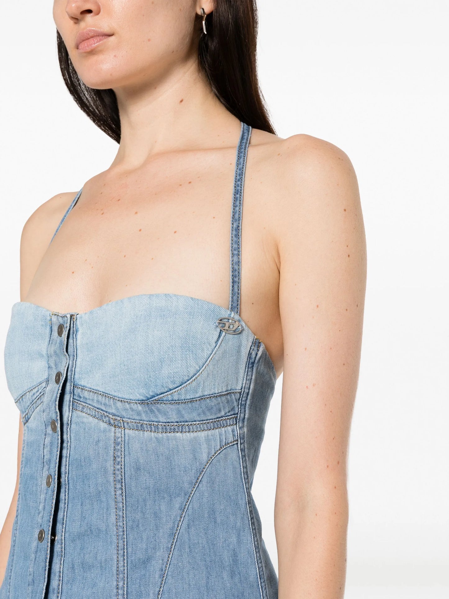 De-Dressy denim midi dress