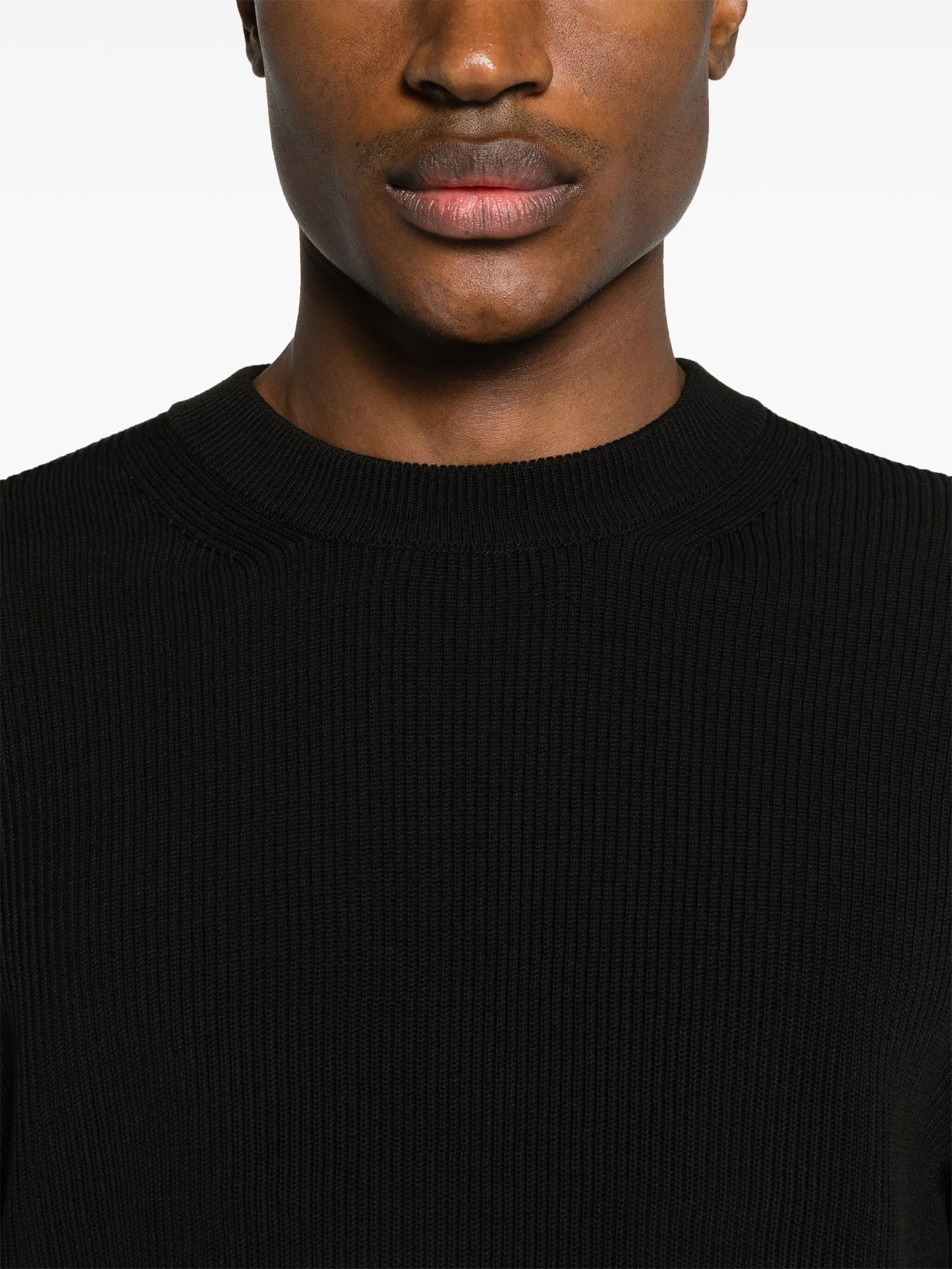 Super Hard Twist ribbed jumper