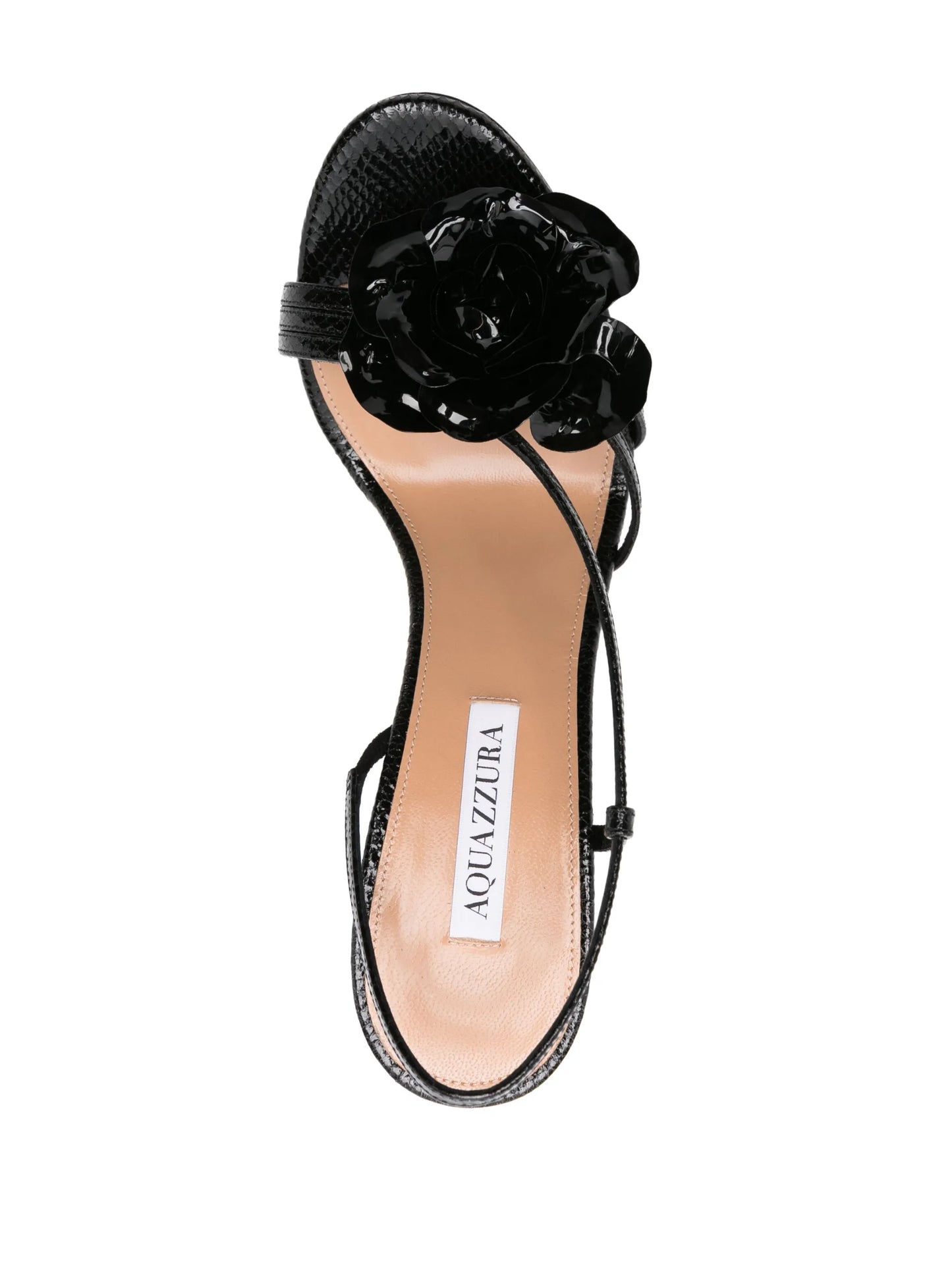 Paris Rose 105mm leather sandals