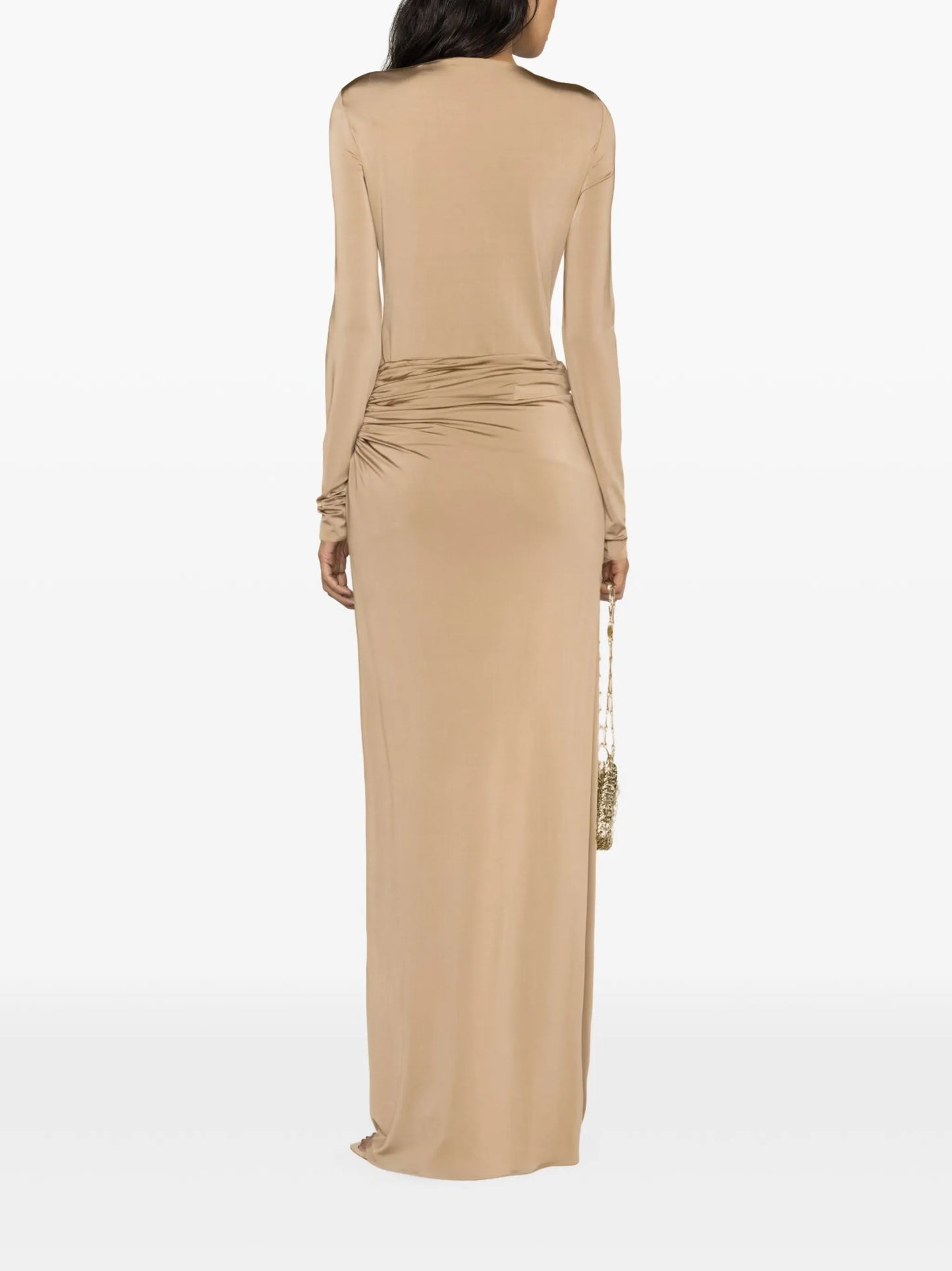 cut-out-detail maxi skirt