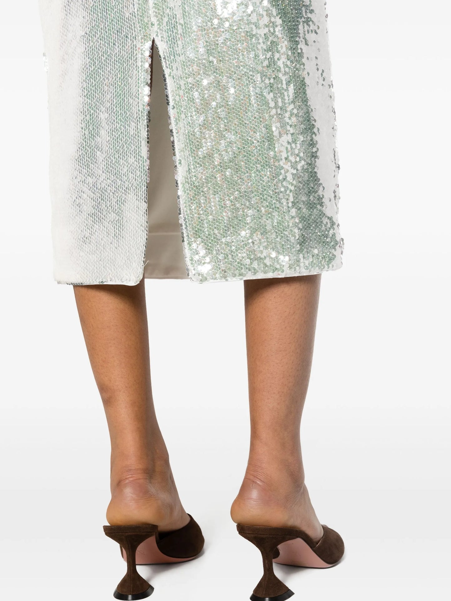 sequin-embellished pencil skirt