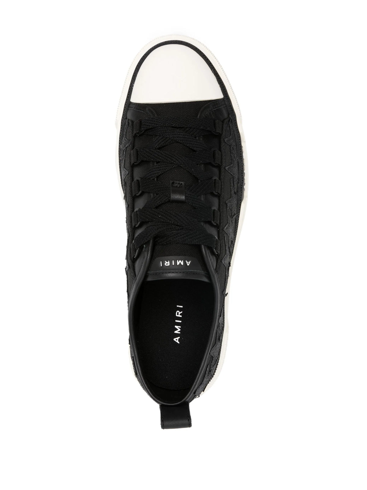 star-embroidered canvas sneakers