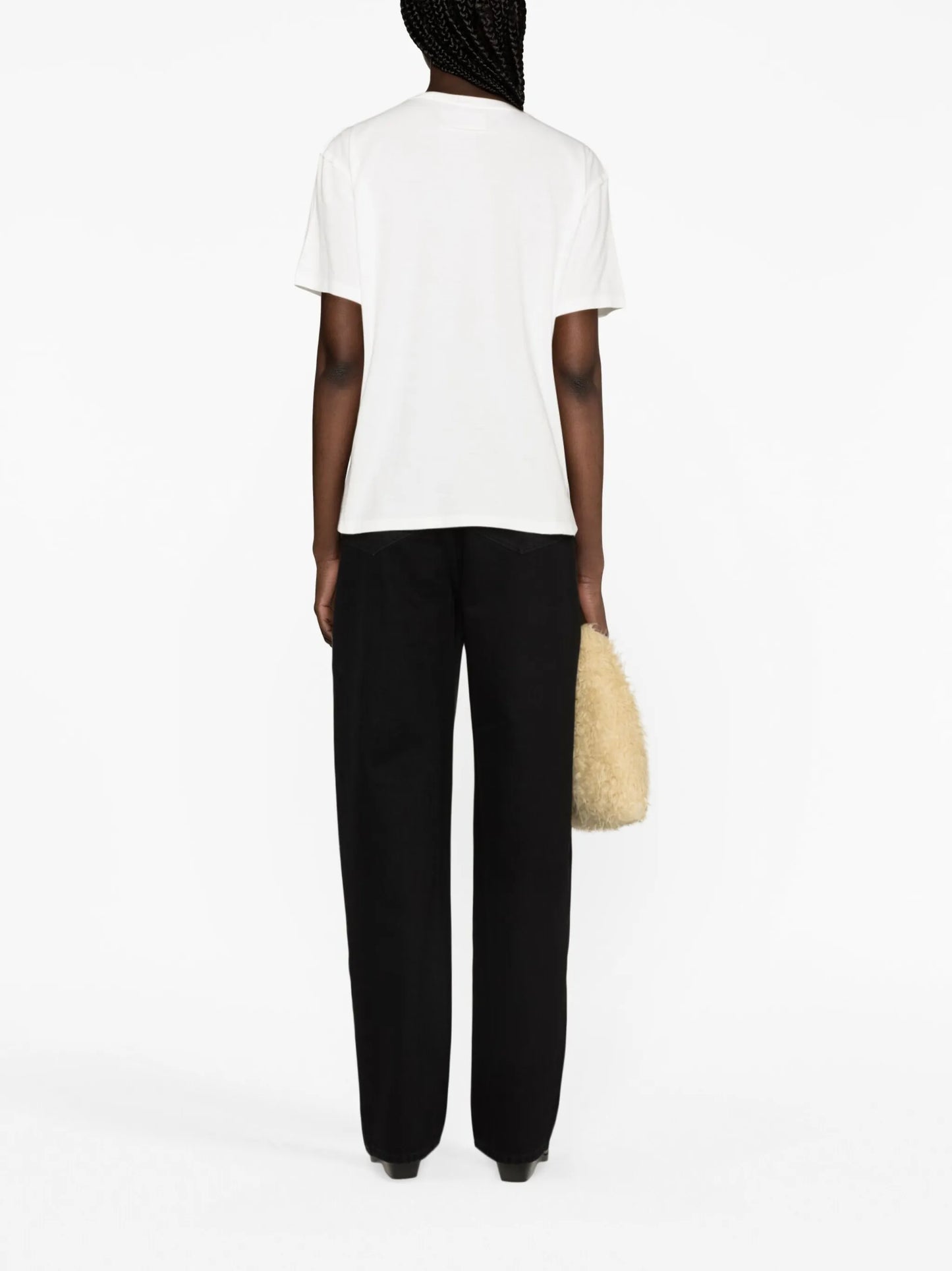 numbers-motif cotton T-shirt