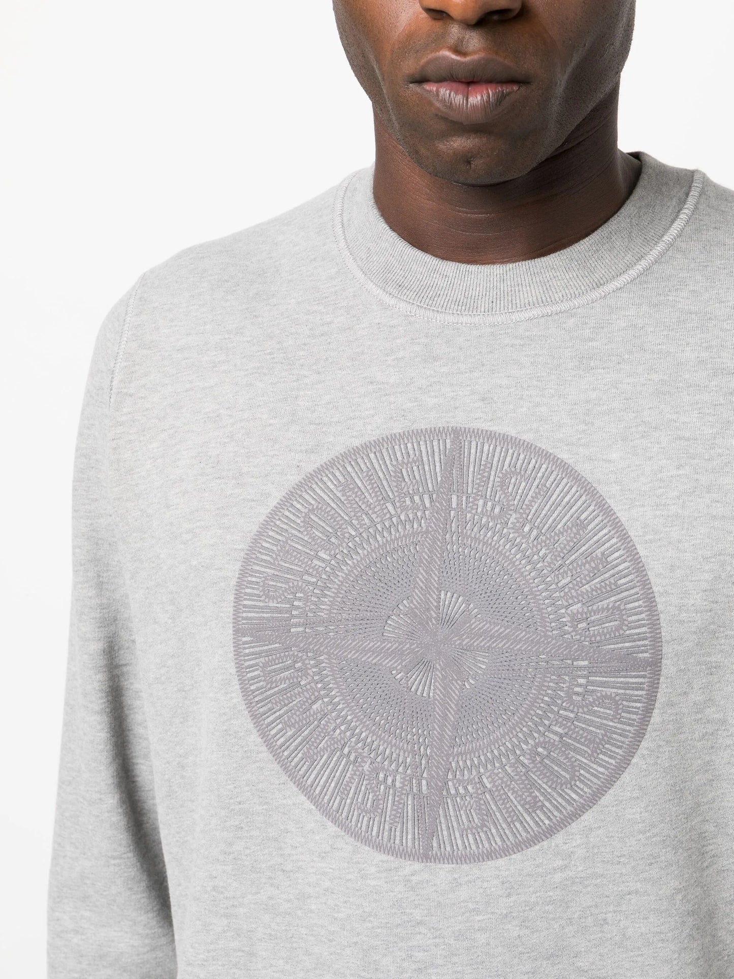 logo-embroidered cotton sweatshirt