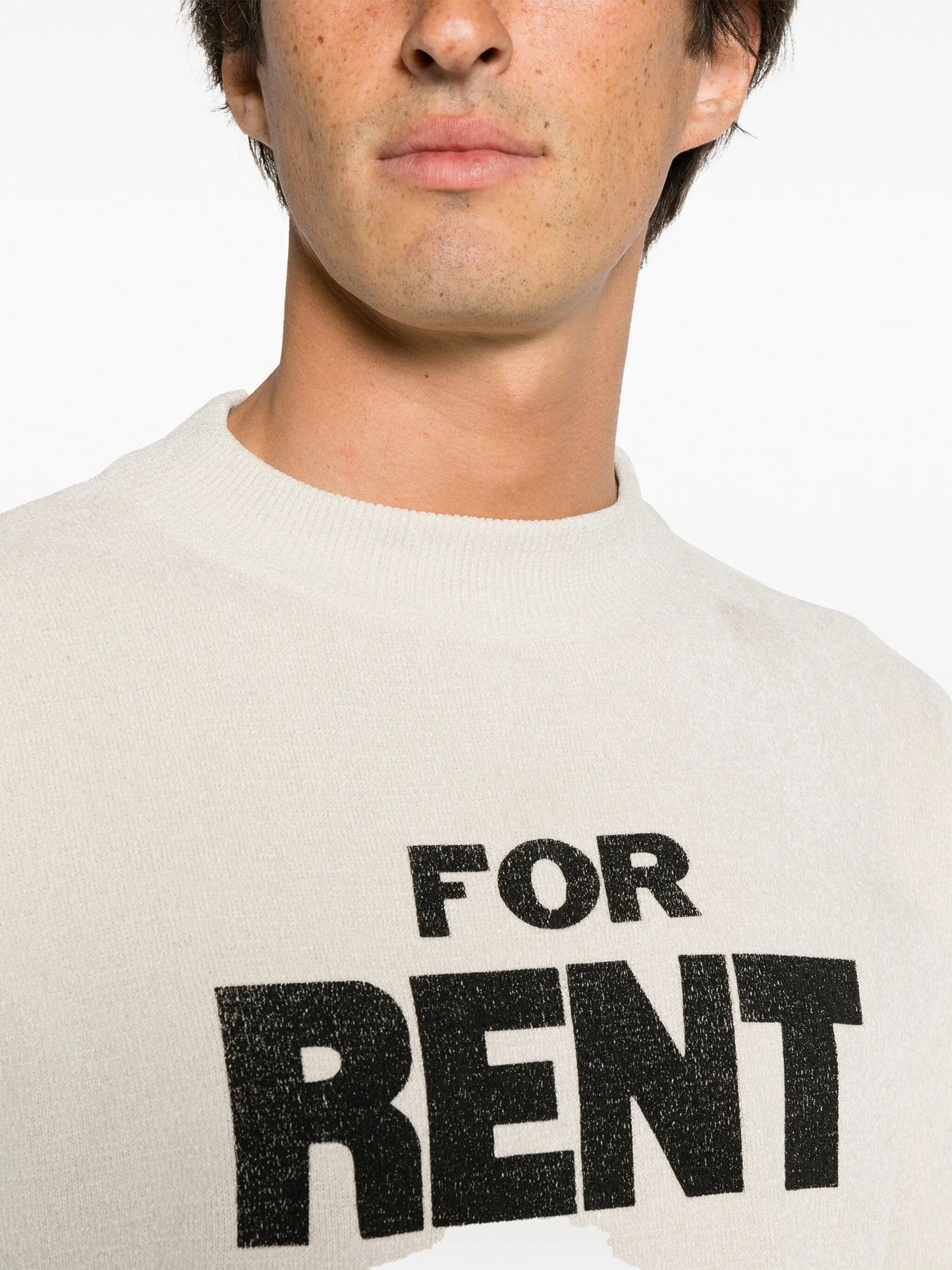 For Rent printed jumper
