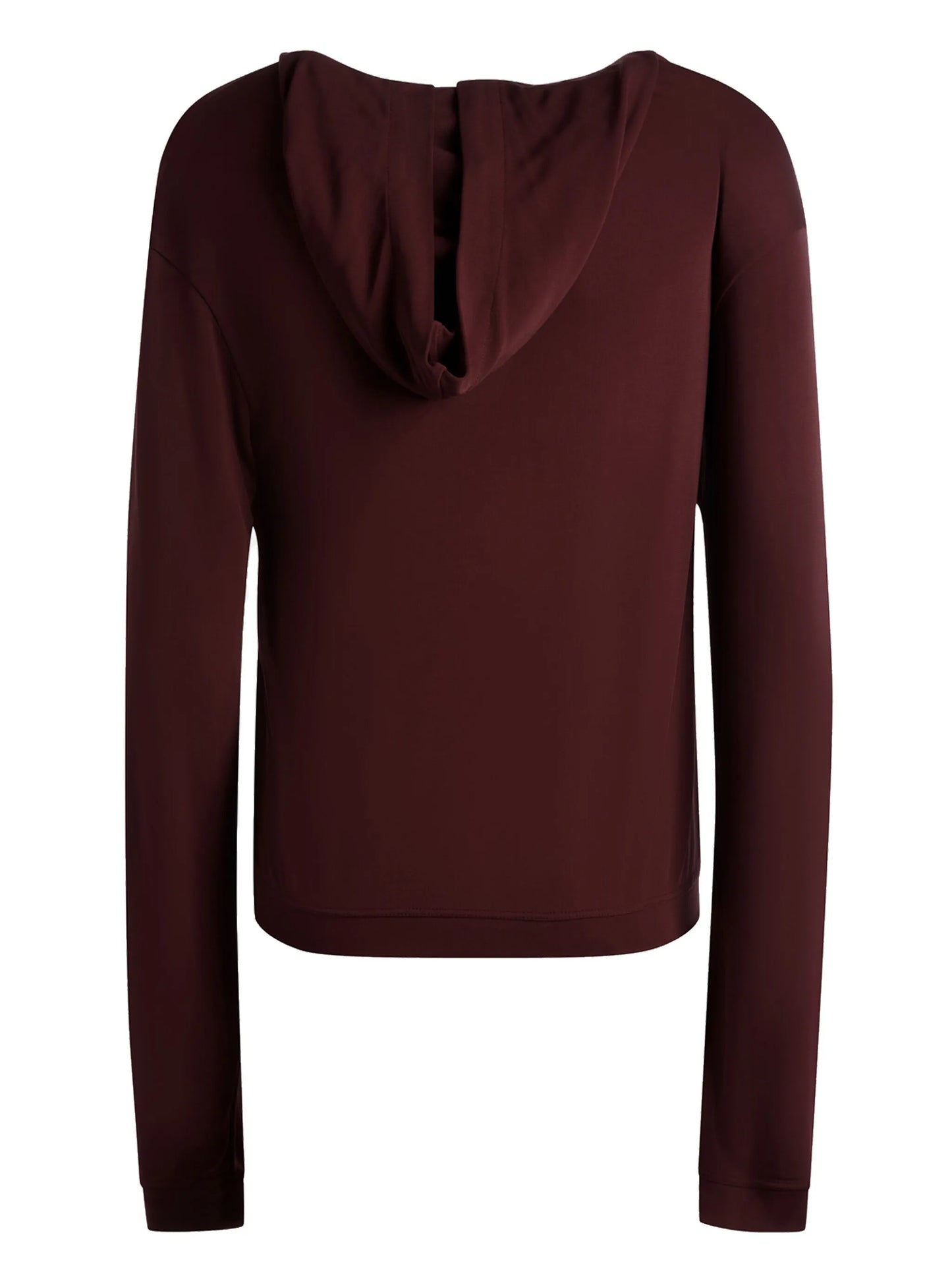 logo-plaque batwing-sleeves hoodie