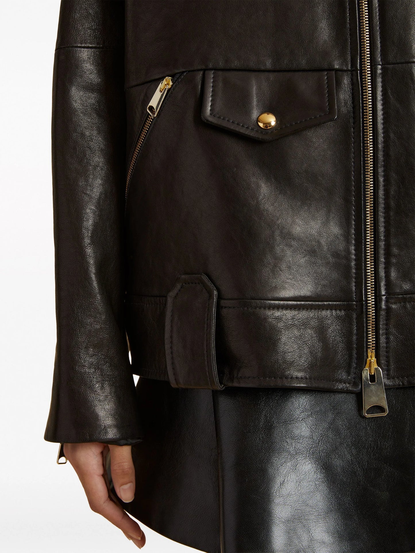 The Shallin leather jacket