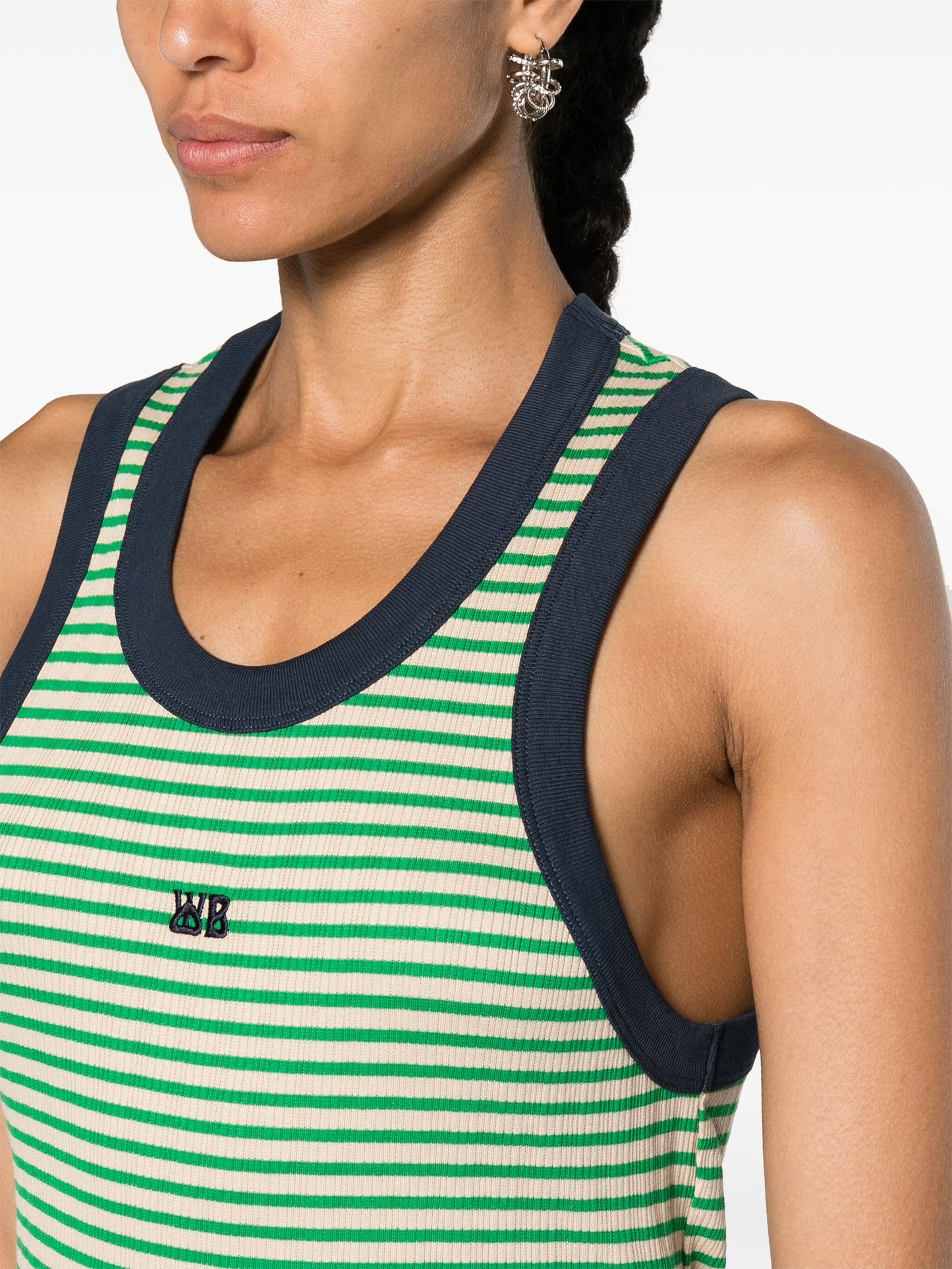 Sonic striped tank top