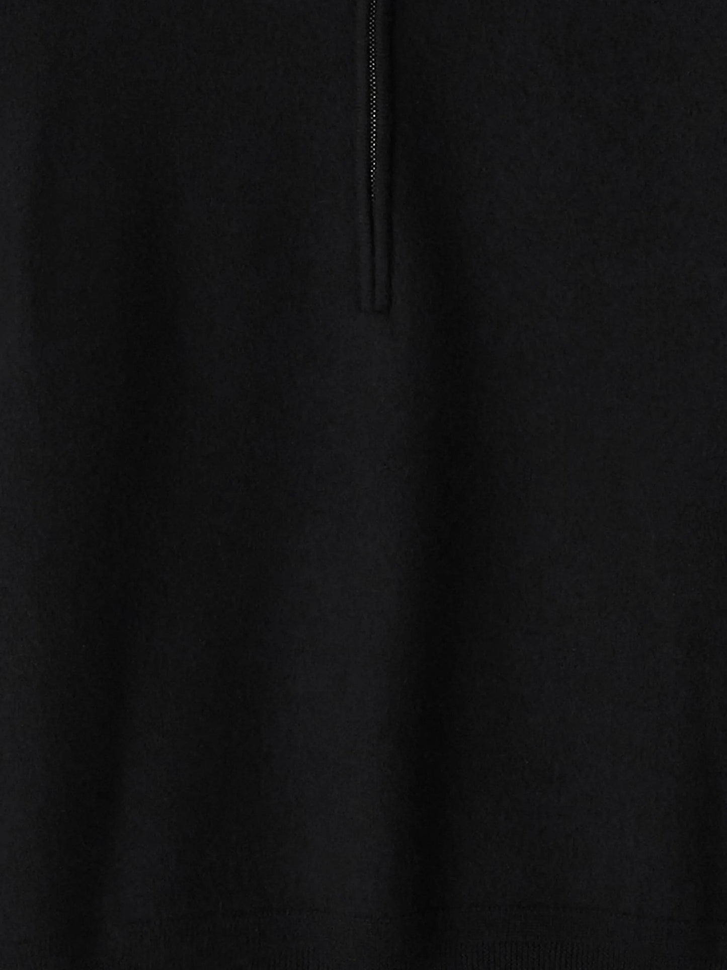 half-zip wool jumper