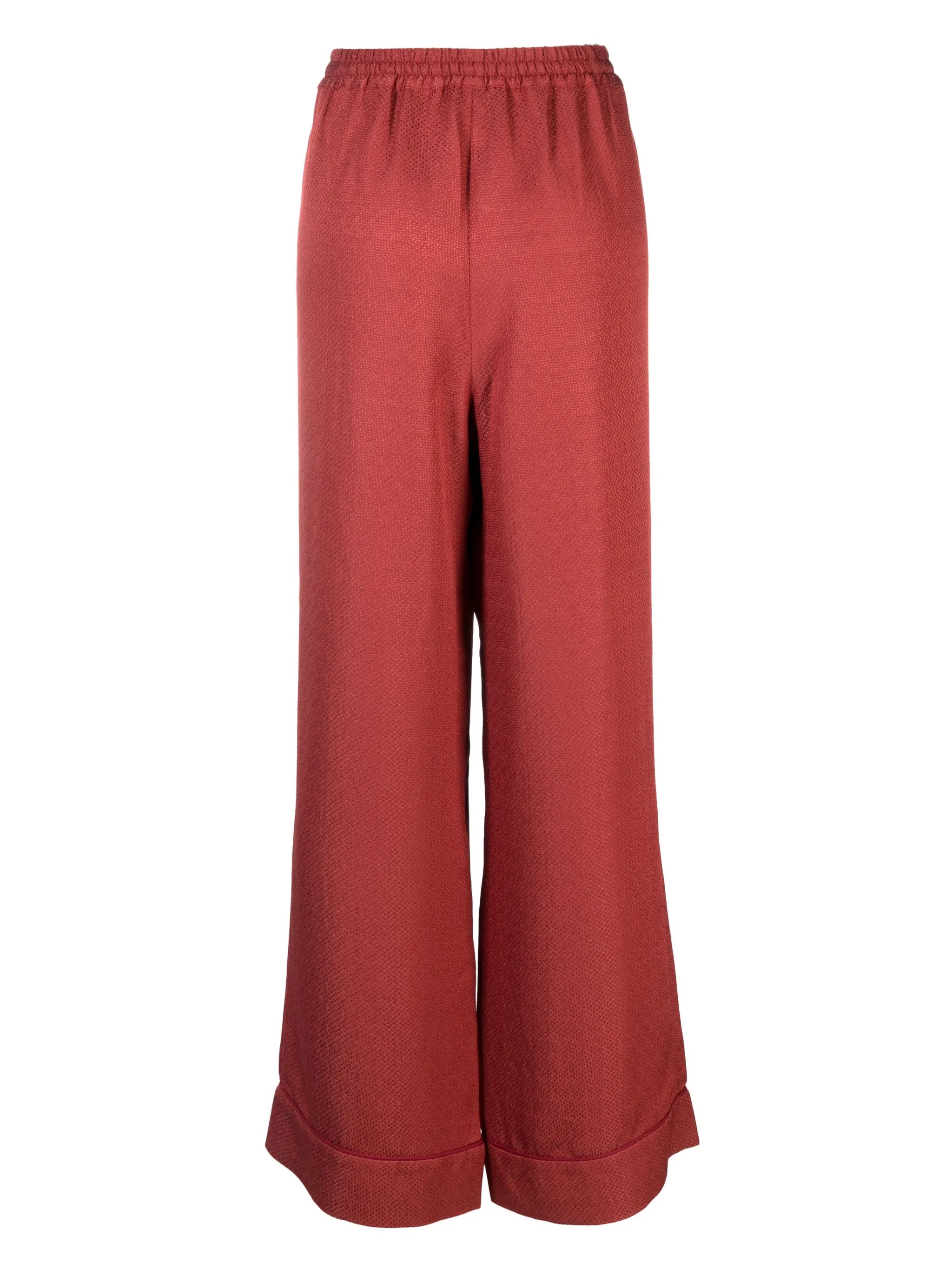 Pastelle pattern-jacquard pyjama pants