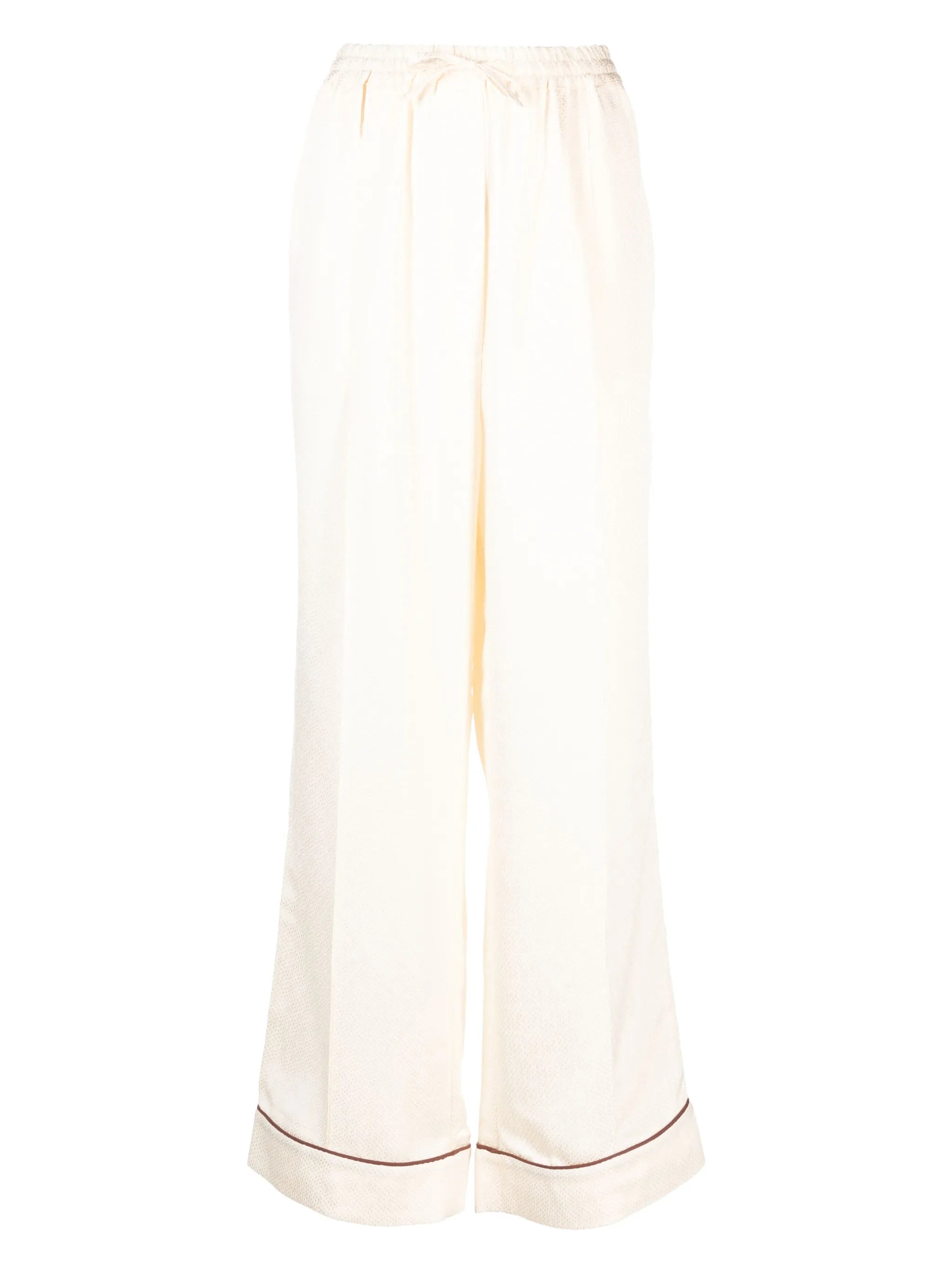 Pastelle pattern-jacquard pyjama pants