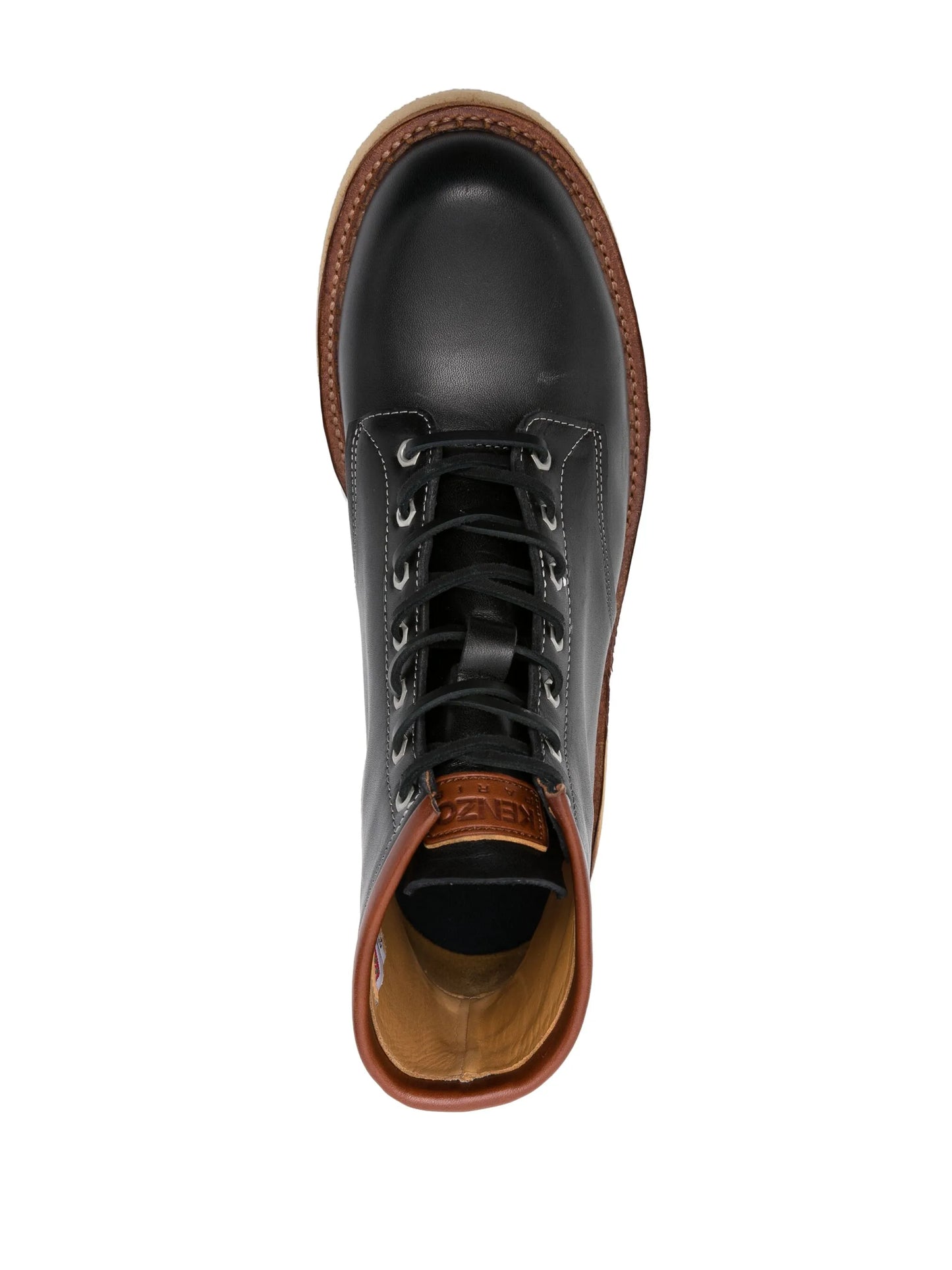 Yama wedge leather boots